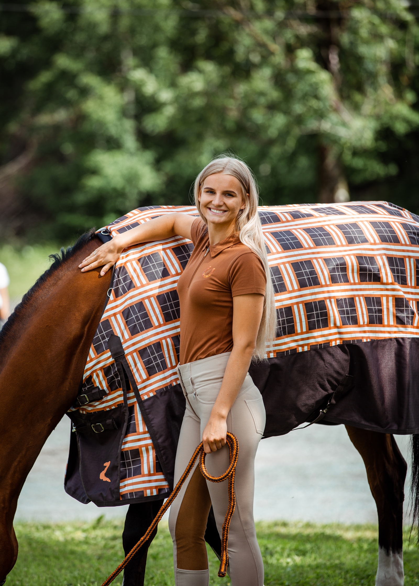 Camisa Polo de Algod&oacute;n y Mangas Cortas para Mujer Horze Amy