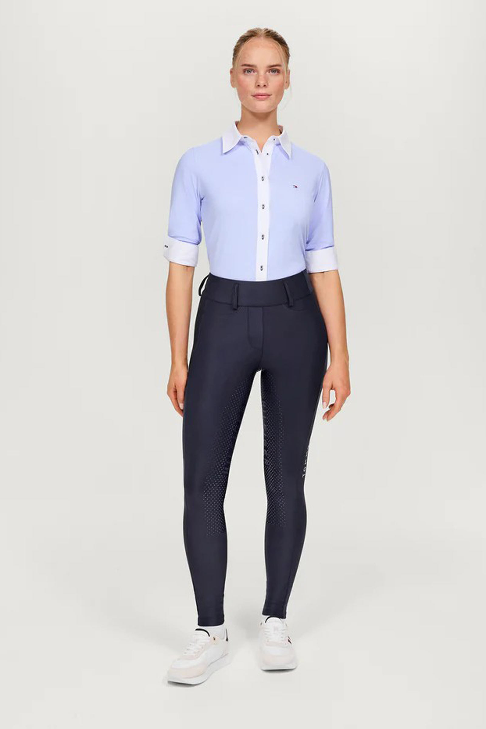 Tommy Hilfiger Equestrian Highland pantalones de montar híbridos con asiento completo de silicona para mujer