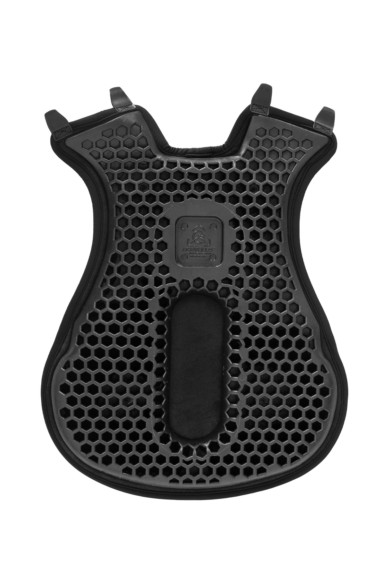 Black Acavallo Ortho-Coccyx salvacruz western Hexa Gel-Out Dri-Lex, 20 mm  