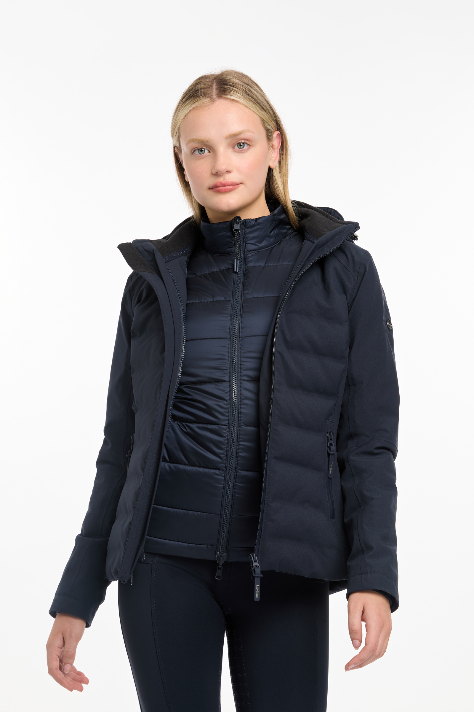 LeMieux Brooke chaqueta híbrida impermeable para mujer