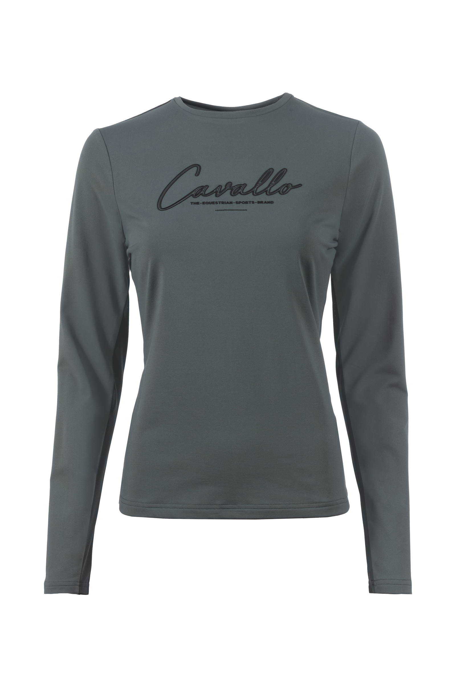 Silver Pine Camiseta con cuello redondo Cavallo CavalMaron