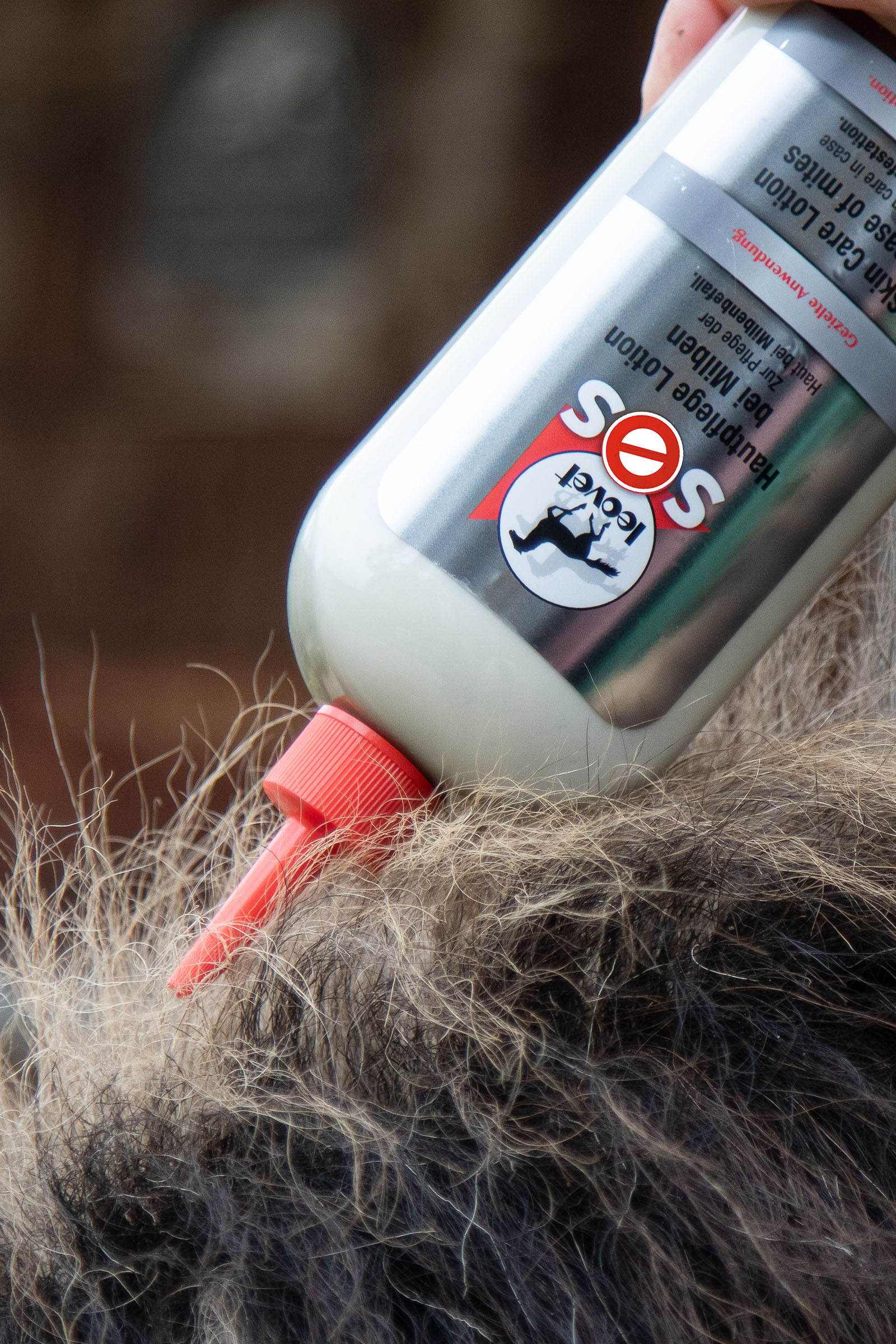 Leovet SOS Loci&oacute;n para el cuidado de la piel en caso de &aacute;caros, 500ml