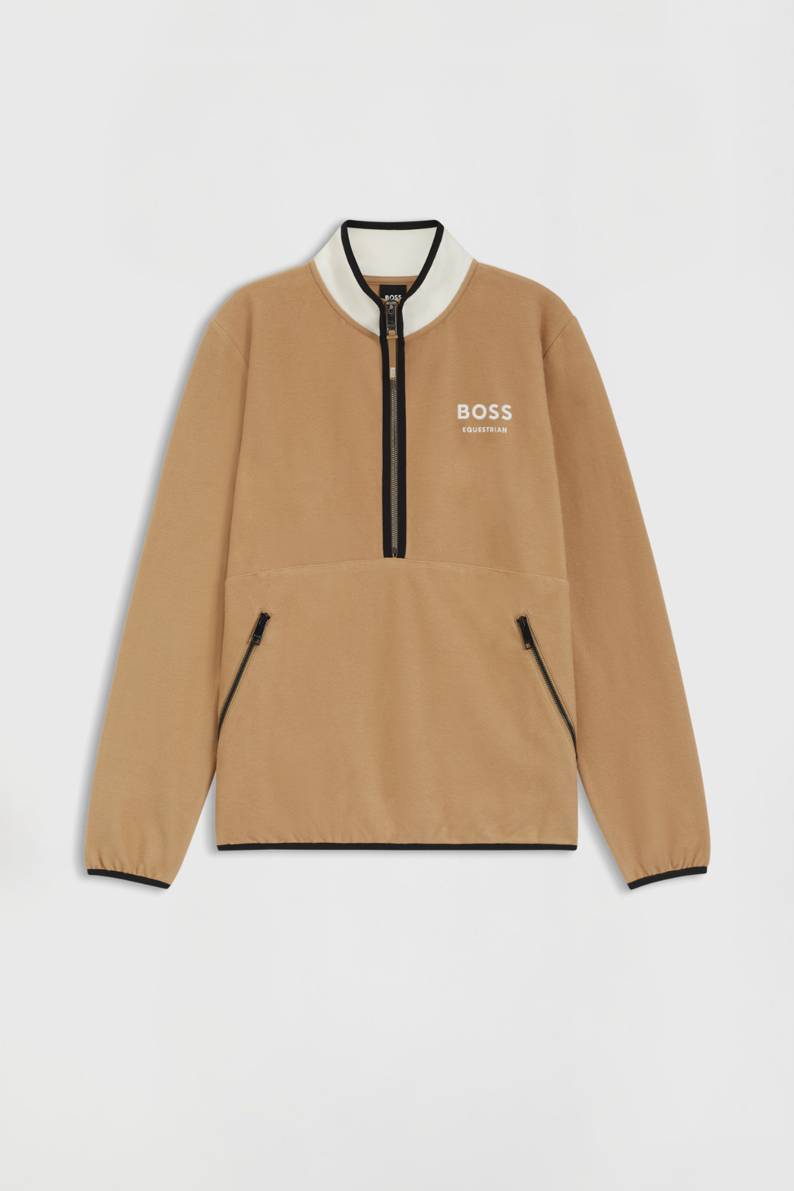 Boss Fedora Felpa mujer media cremallera