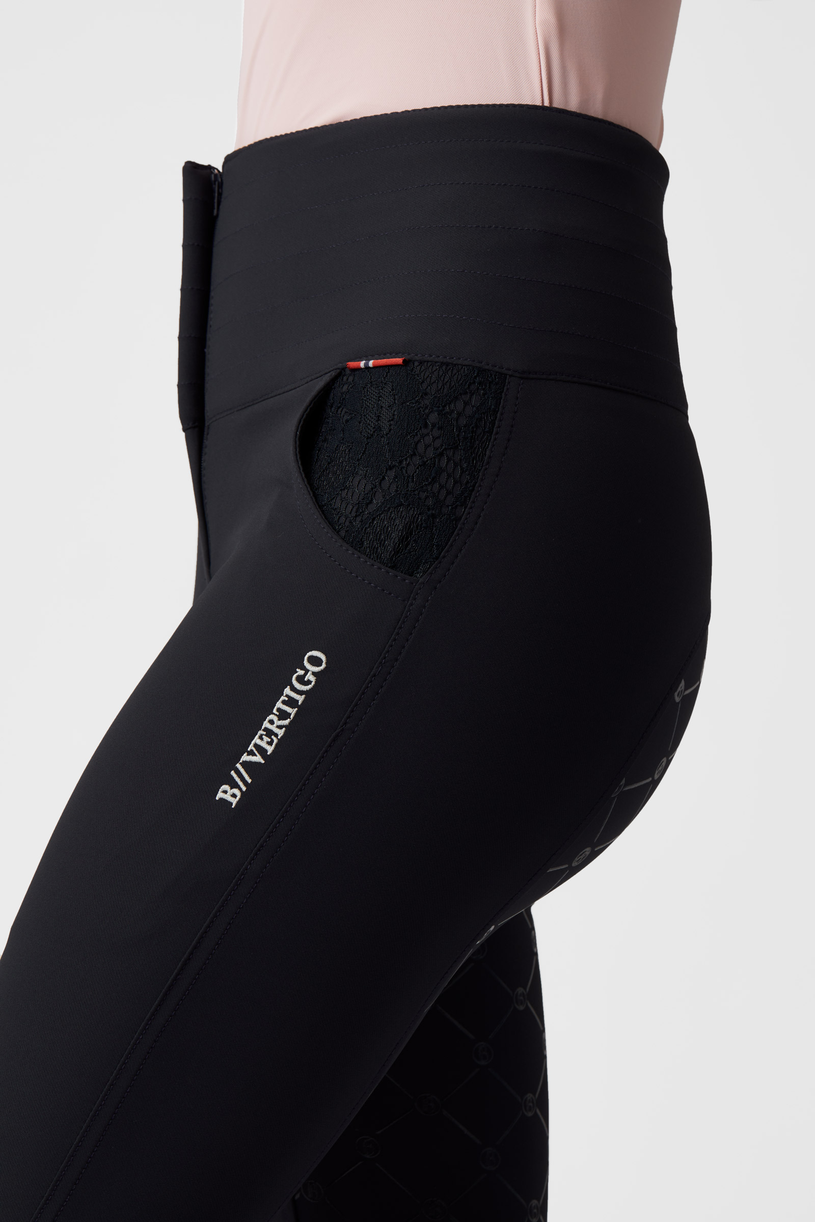 Pantalones de Montar con Bolsillos de Encaje para Mujer B Vertigo Natalia