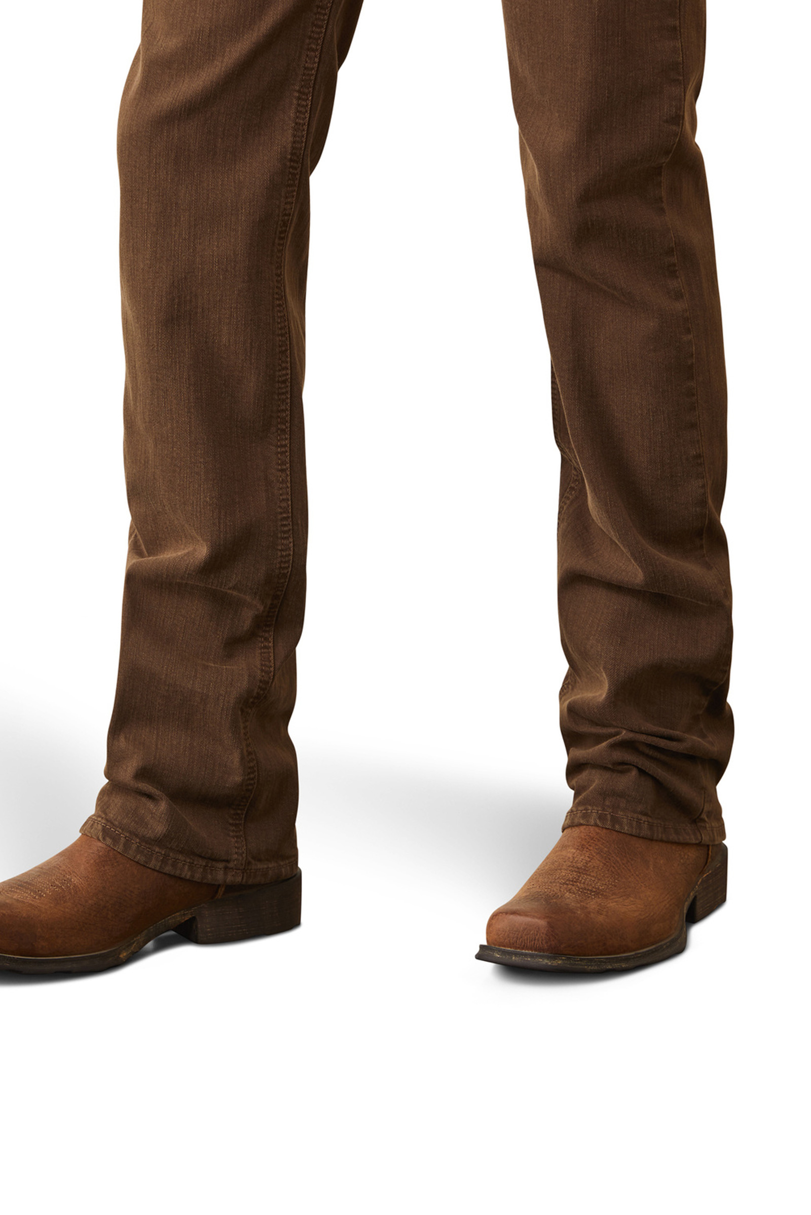 Jeans Ariat M7 Str Grizzly Straight para hombre en color oliva