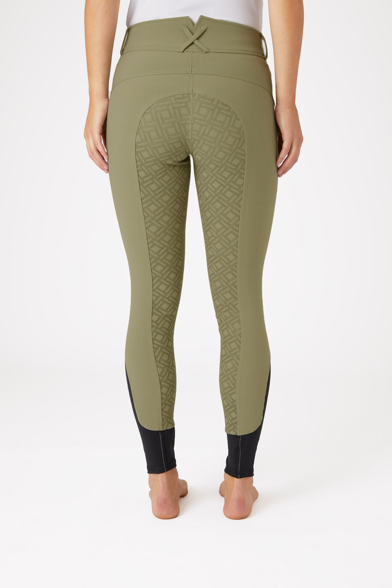 Pantalones de Montar con Cintura Alta y Agarre Completo de Silicona para Mujer Horze