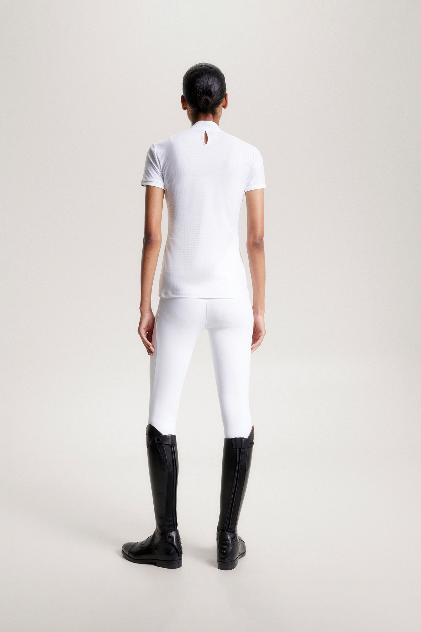 Camisa de Exhibición Tommy Hilfiger Equestrian Chelsea de Manga Corta y Logo Refrescante