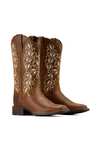 Ariat Botas western Round Up Holly con punta cuadrada ancha para mujer  