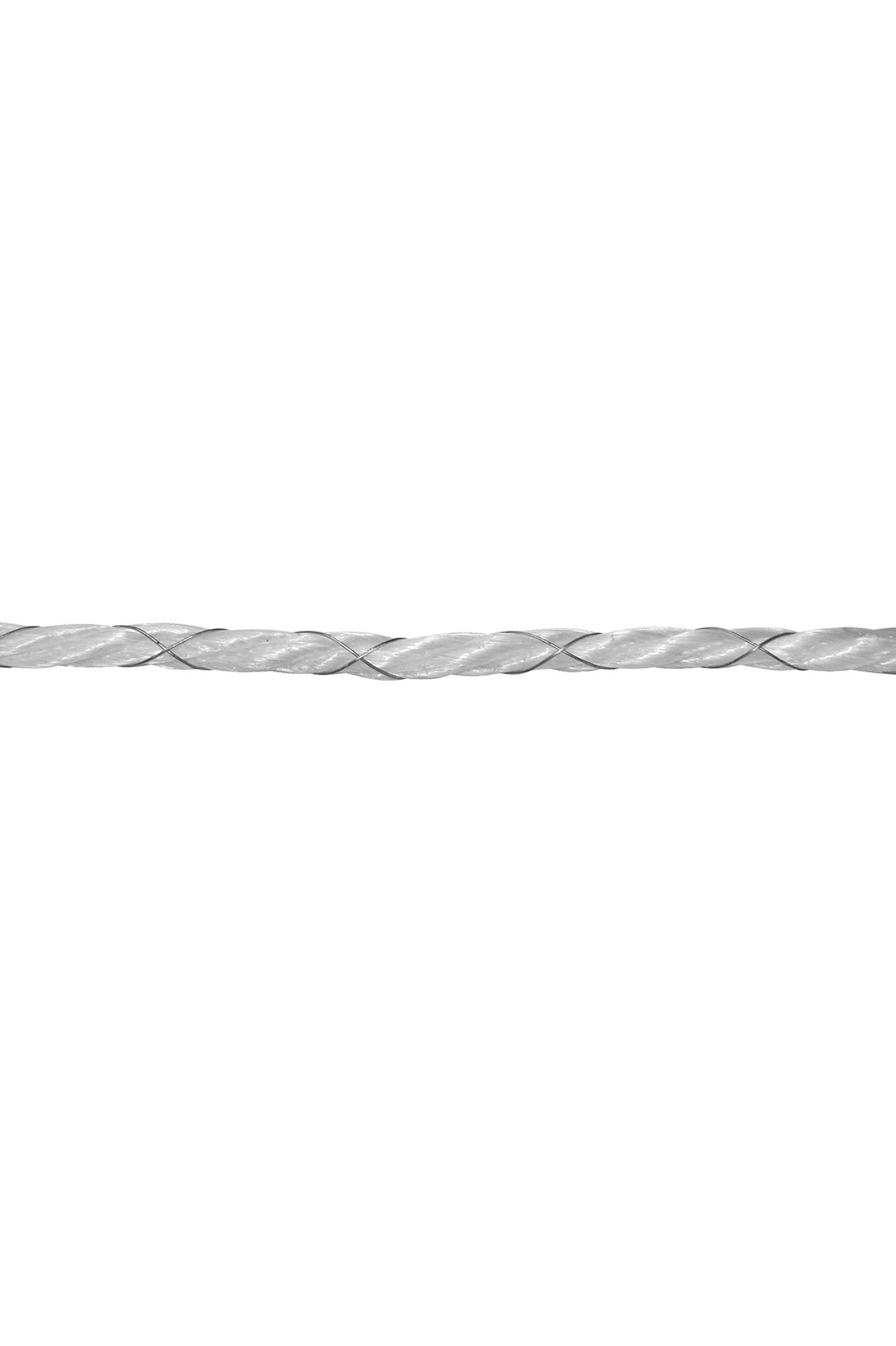 Farm Patrol Fencing rope Basic 200 m, &Oslash; 6 mm, white, 2x0,50 iron