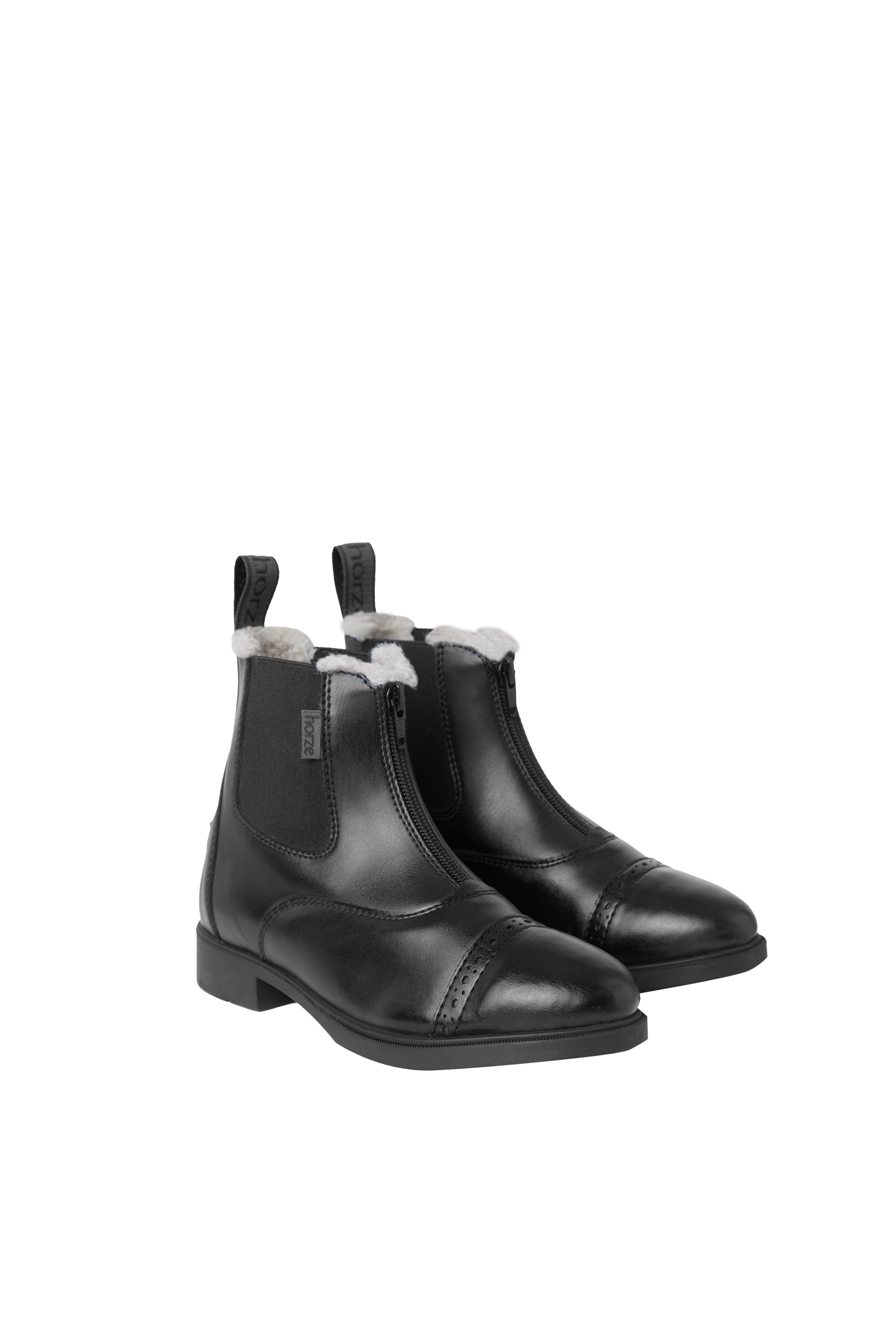 Botines de Invierno con Cremallera Delantera y Piel Sint&eacute;tico paraNi&ntilde;os Horze Wexford