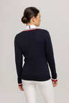 Tommy Hilfiger Equestrian Indiana suéter con cuello en V para mujer