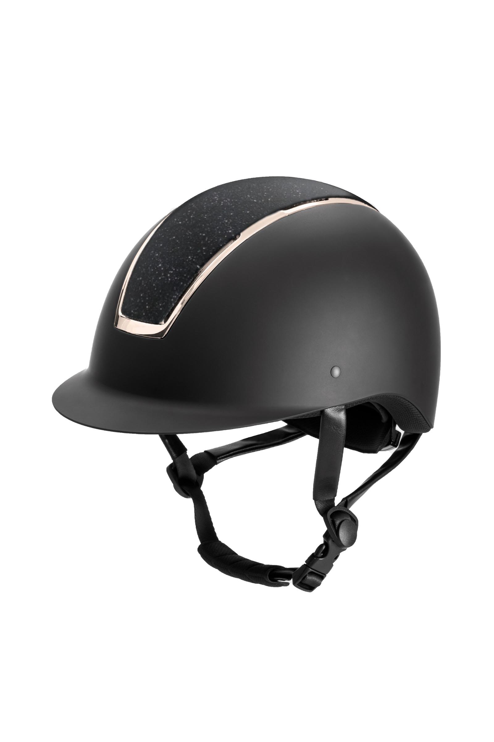 Black/Rosegold/ Black USG Casco de equitaci&oacute;n Comfort Jewel