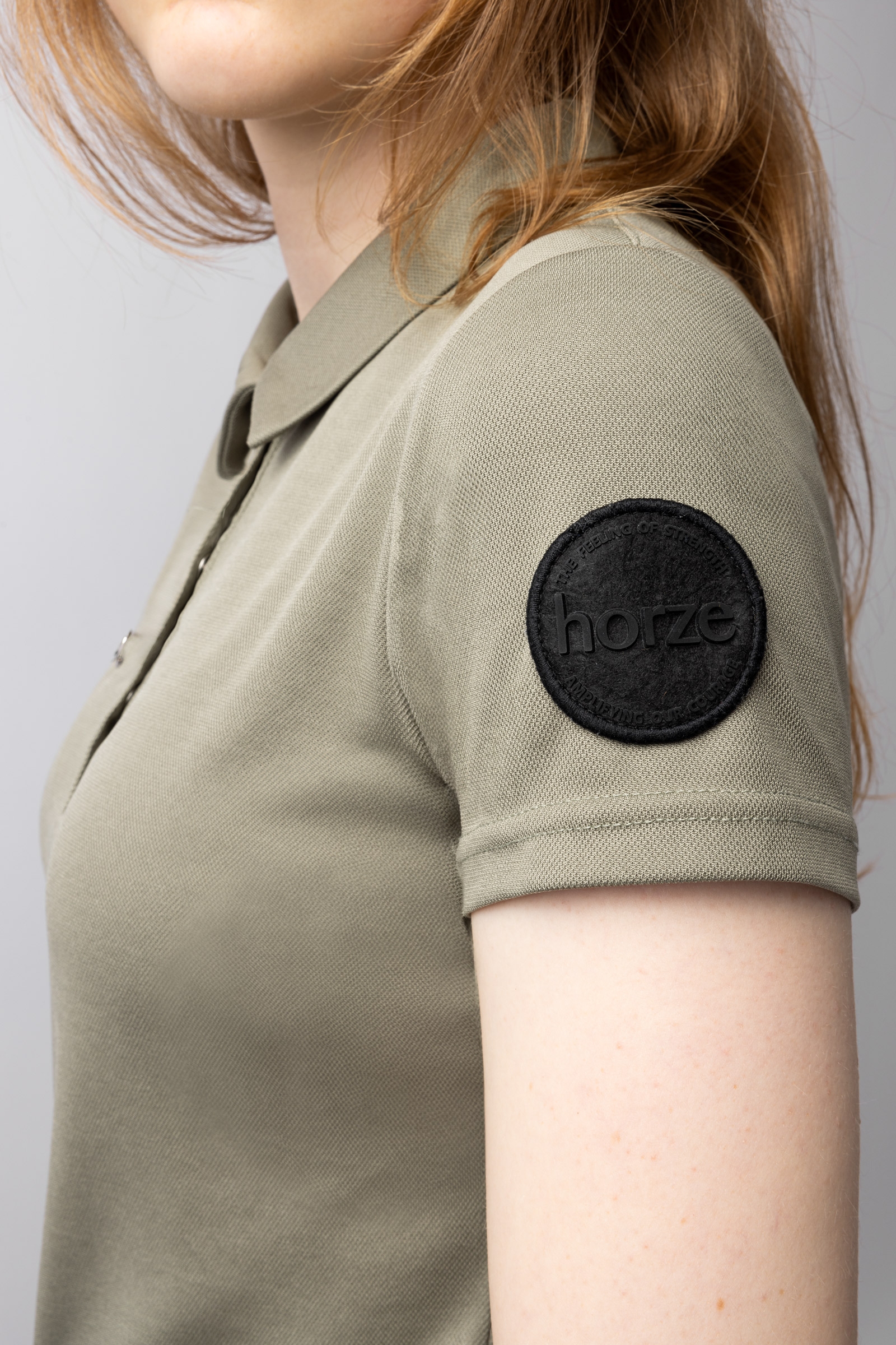 Camiseta Polo de Manga Corta Funcional para Mujer Horze Denise