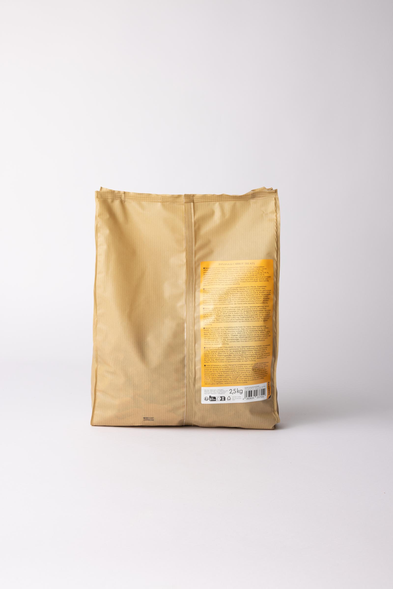 Galletas Pl&aacute;tano & Zanahoria Horze, Golosinas 2,5kg