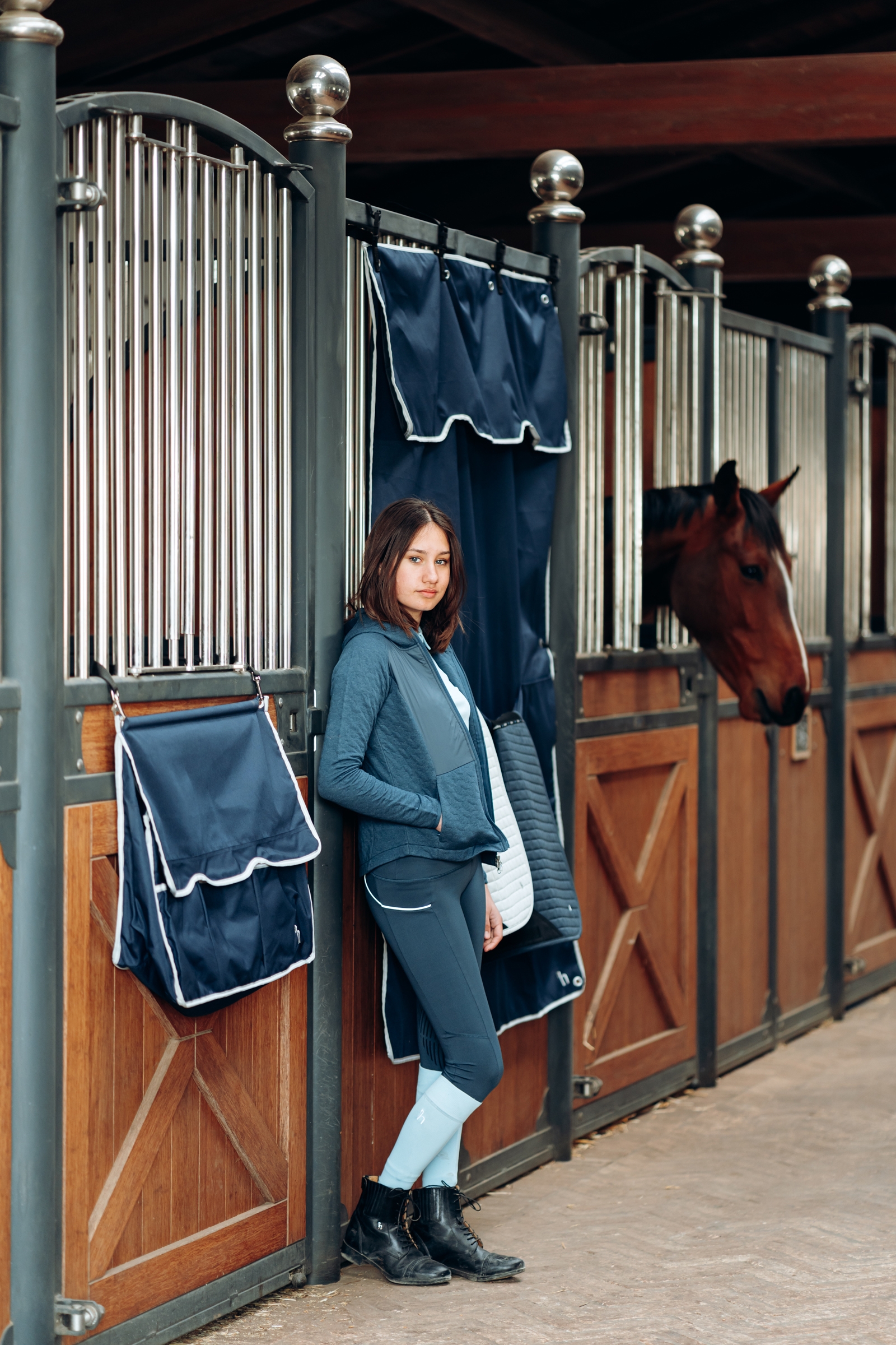 Cortina de Cuadra Horze Neat & Tidy