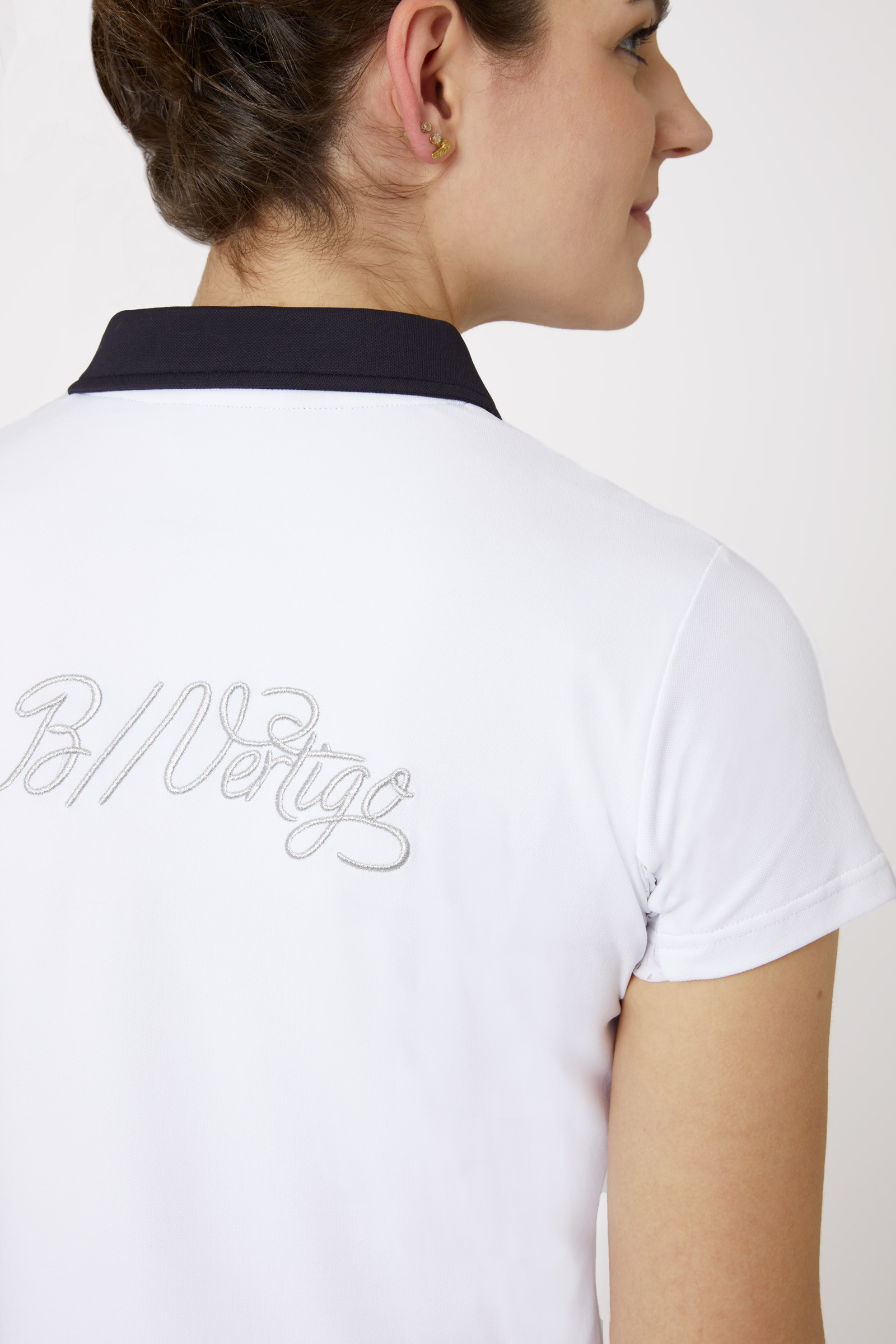 Camisa Polo de Manga Corta para Mujer B Vertigo Claudine