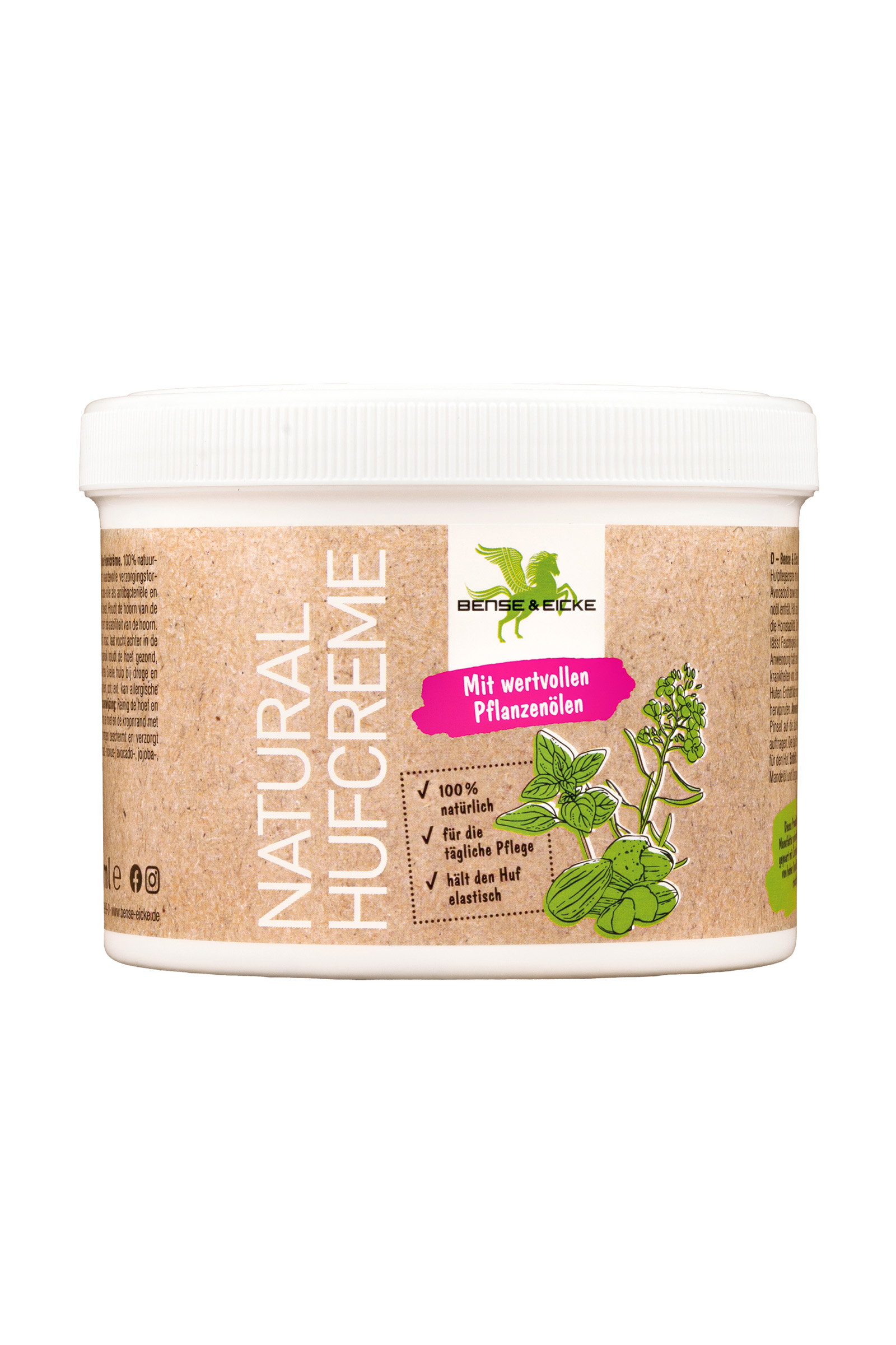 Bense & Eicke Crema Natural para Pezuñas, 500ml