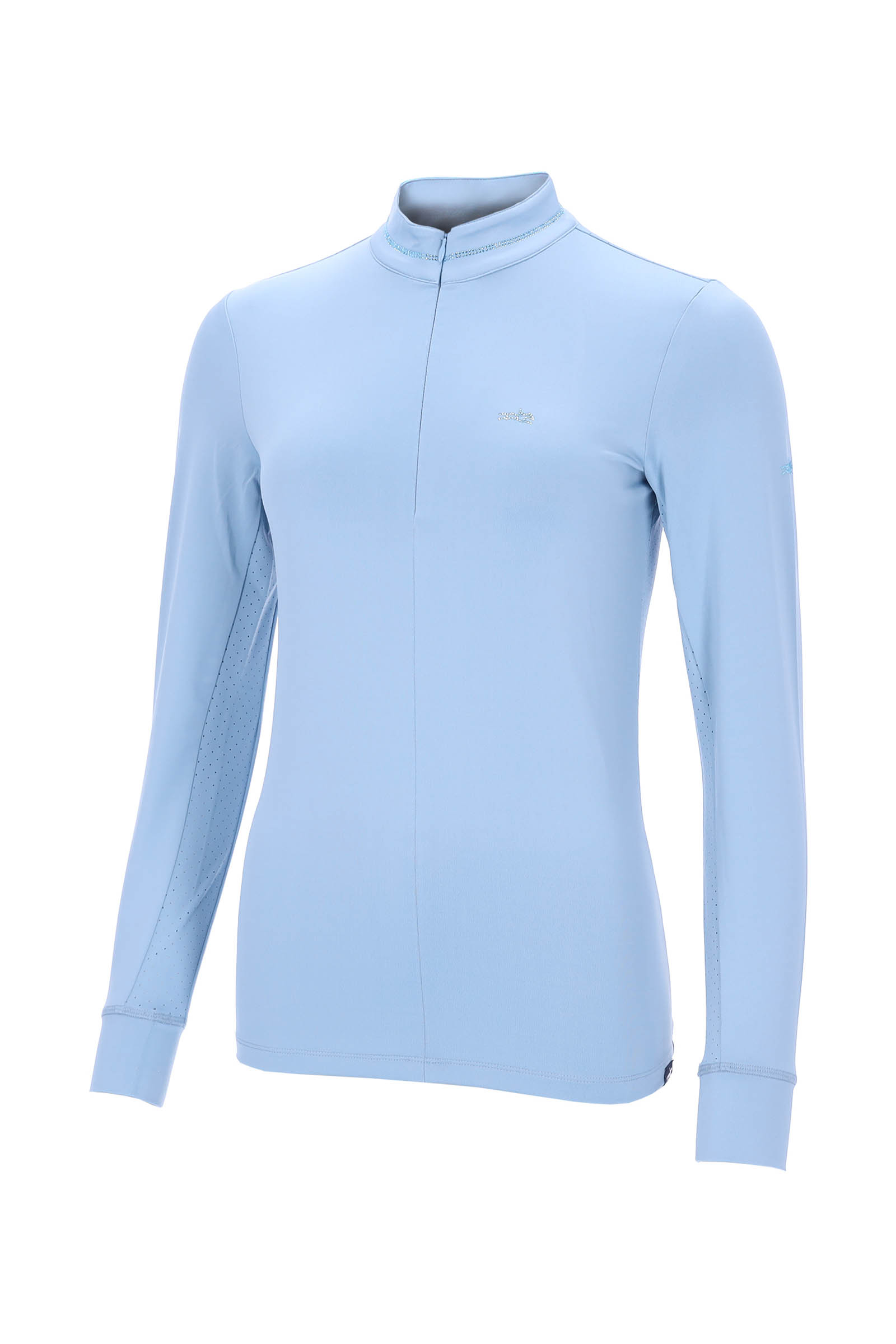 Milky Blue Schockemöhle Sports SP Peppa Style Camiseta de Entrenamiento Invierno para Mujer