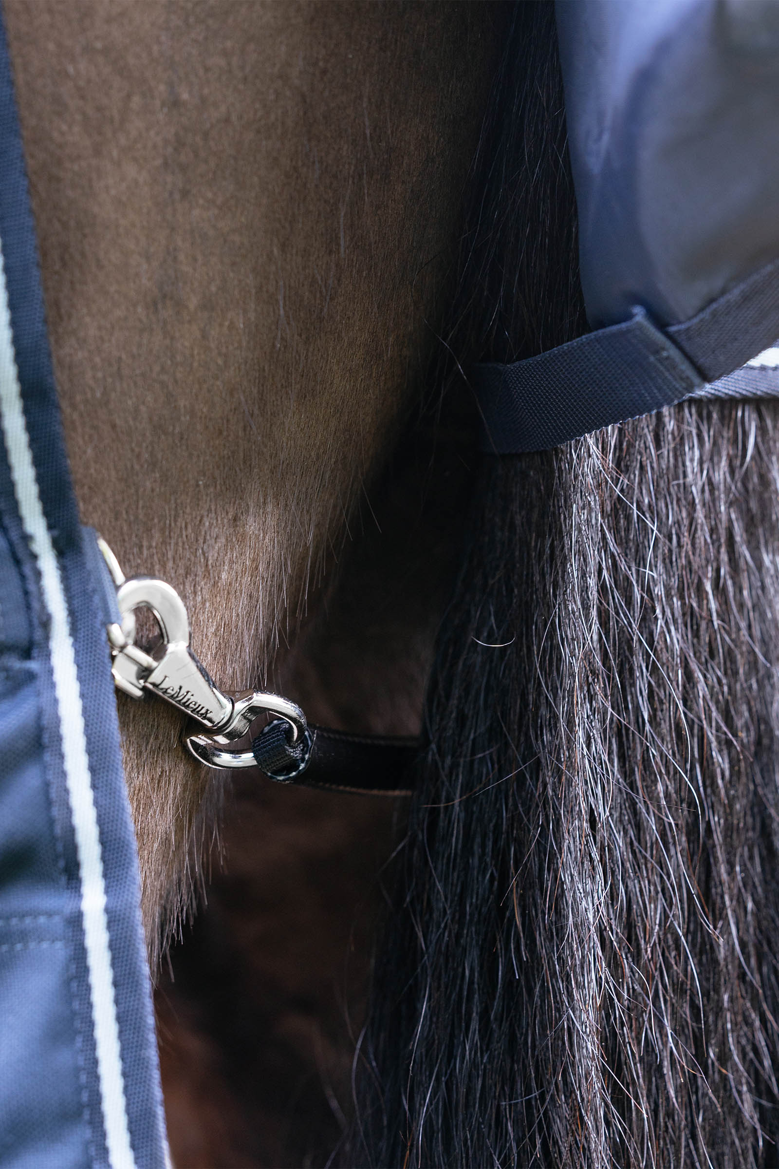 LeMieux Arika Storm-Tek manta con cuello desmontable, 200 g