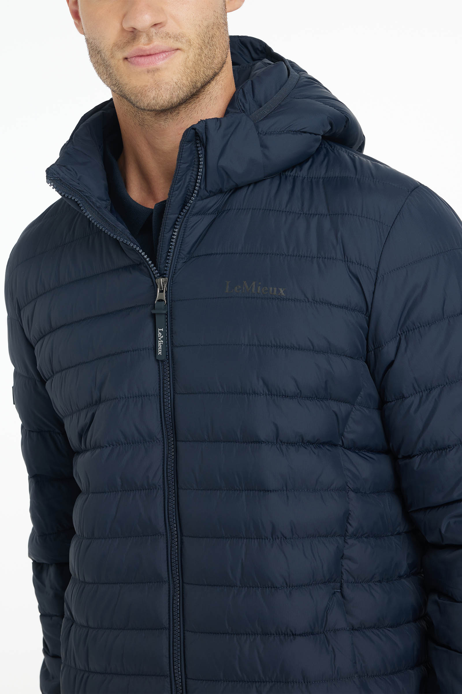 LeMieux chaqueta acolchada con capucha para hombre