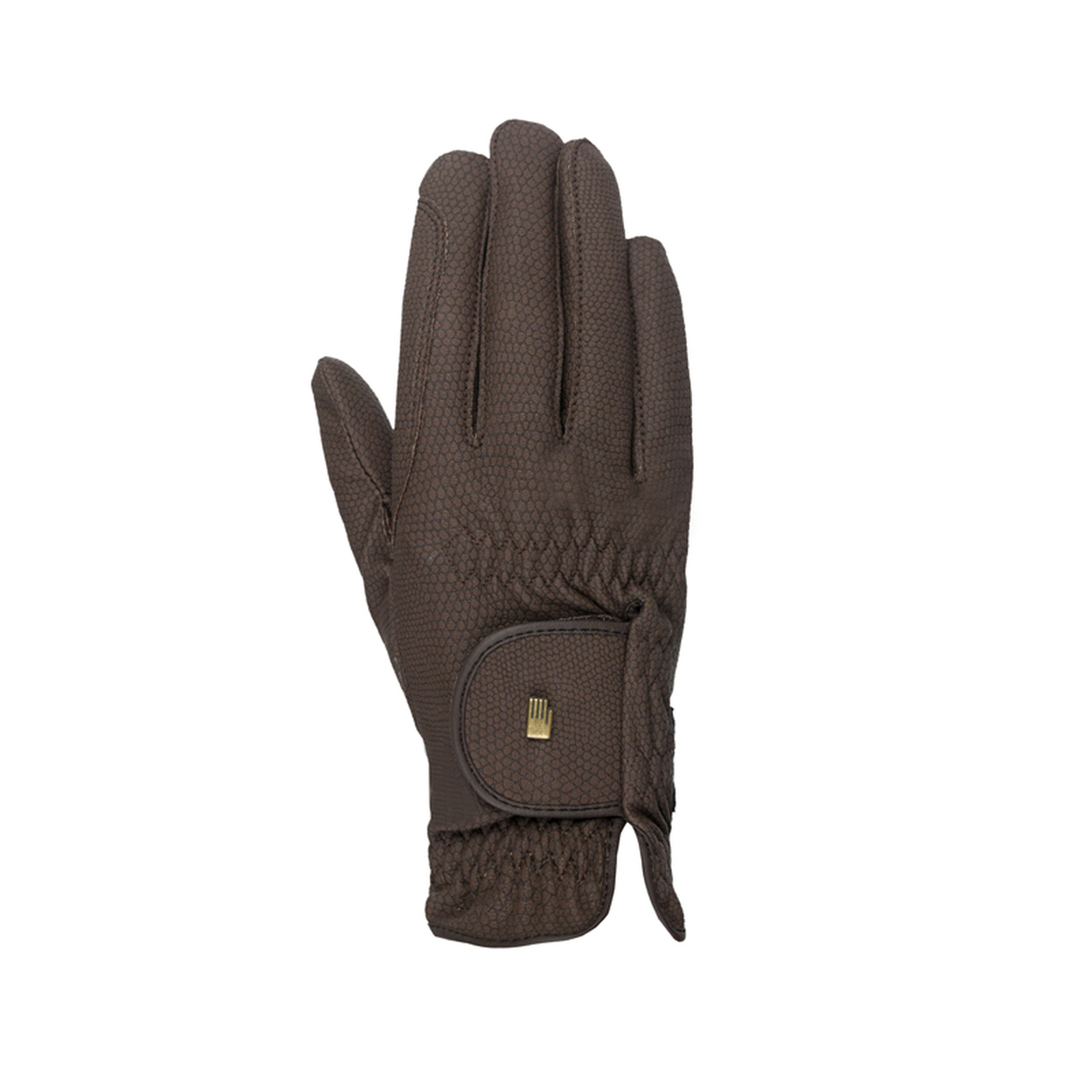 Dark Brown Roeckl Roeck Grip guantes de equitaci&oacute;n duraderos