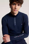 Tommy Hilfiger Equestrian 1/4 Zip - Camiseta térmica para hombre 