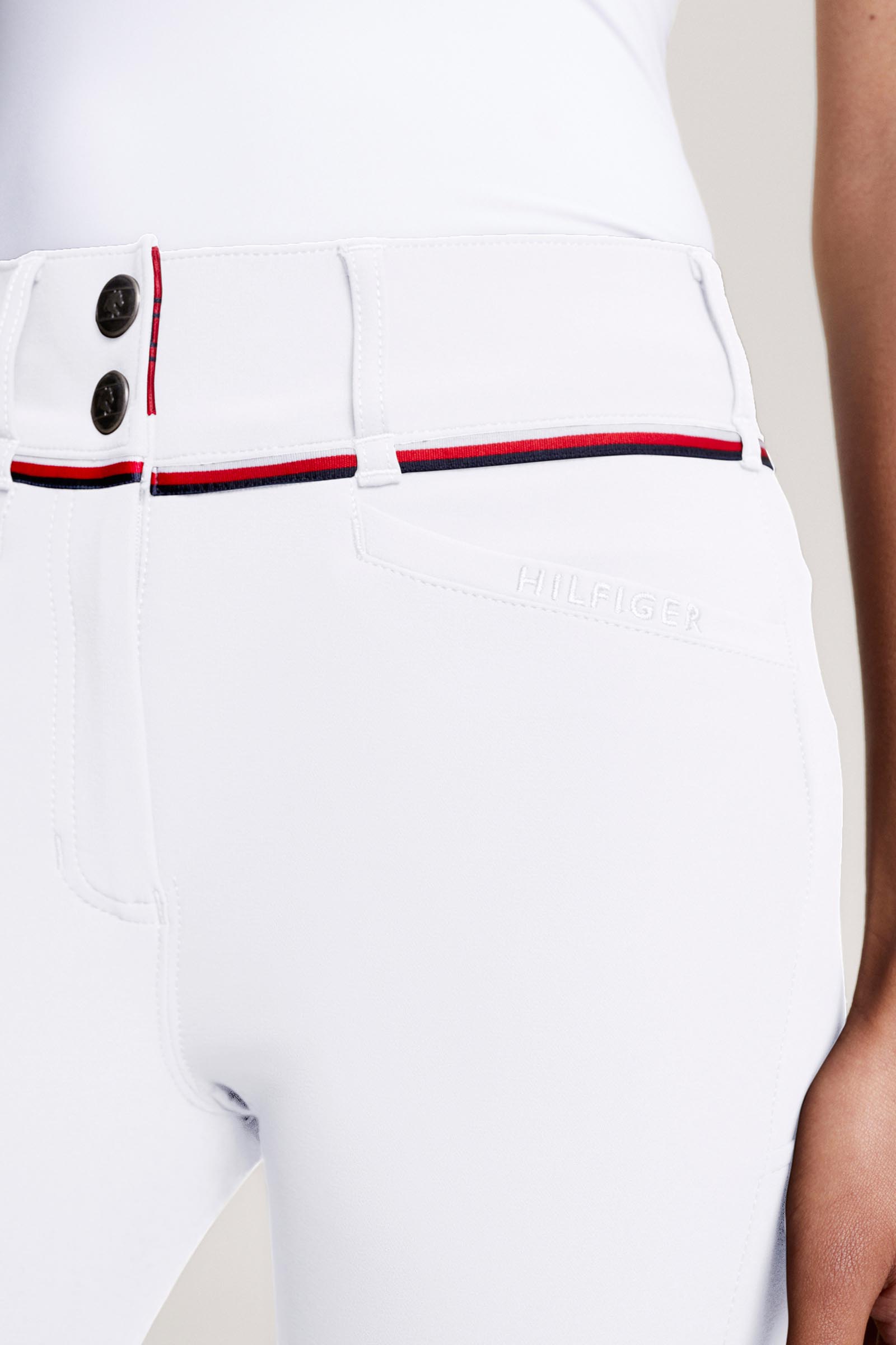 Tommy Hilfiger Equestrian Geneva pantalones de equitaci&oacute;n para todo el a&ntilde;o con grip en las rodillas