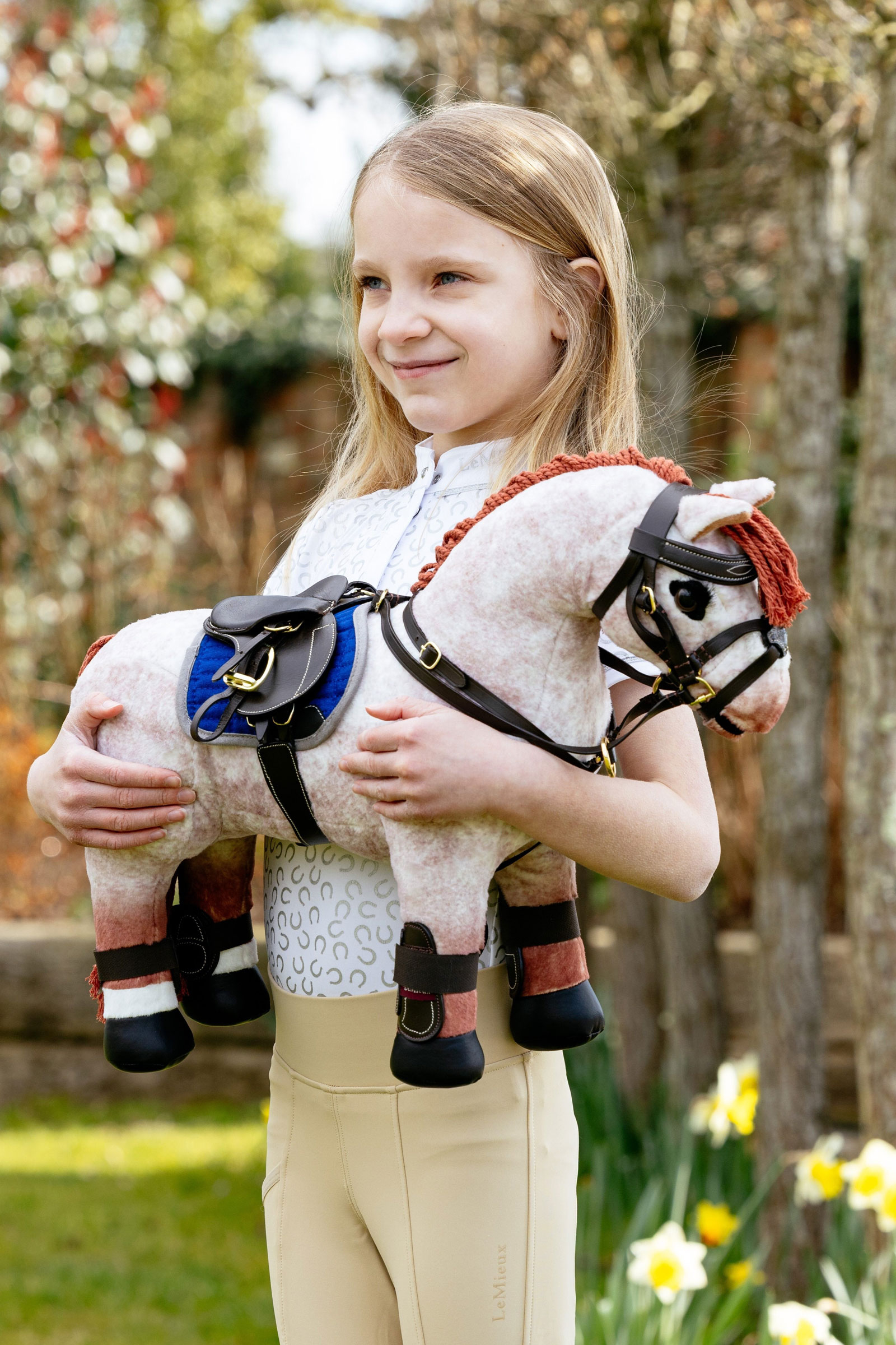 LeMieux silla de salto y cincha de protecci&oacute;n para poni de juguete
