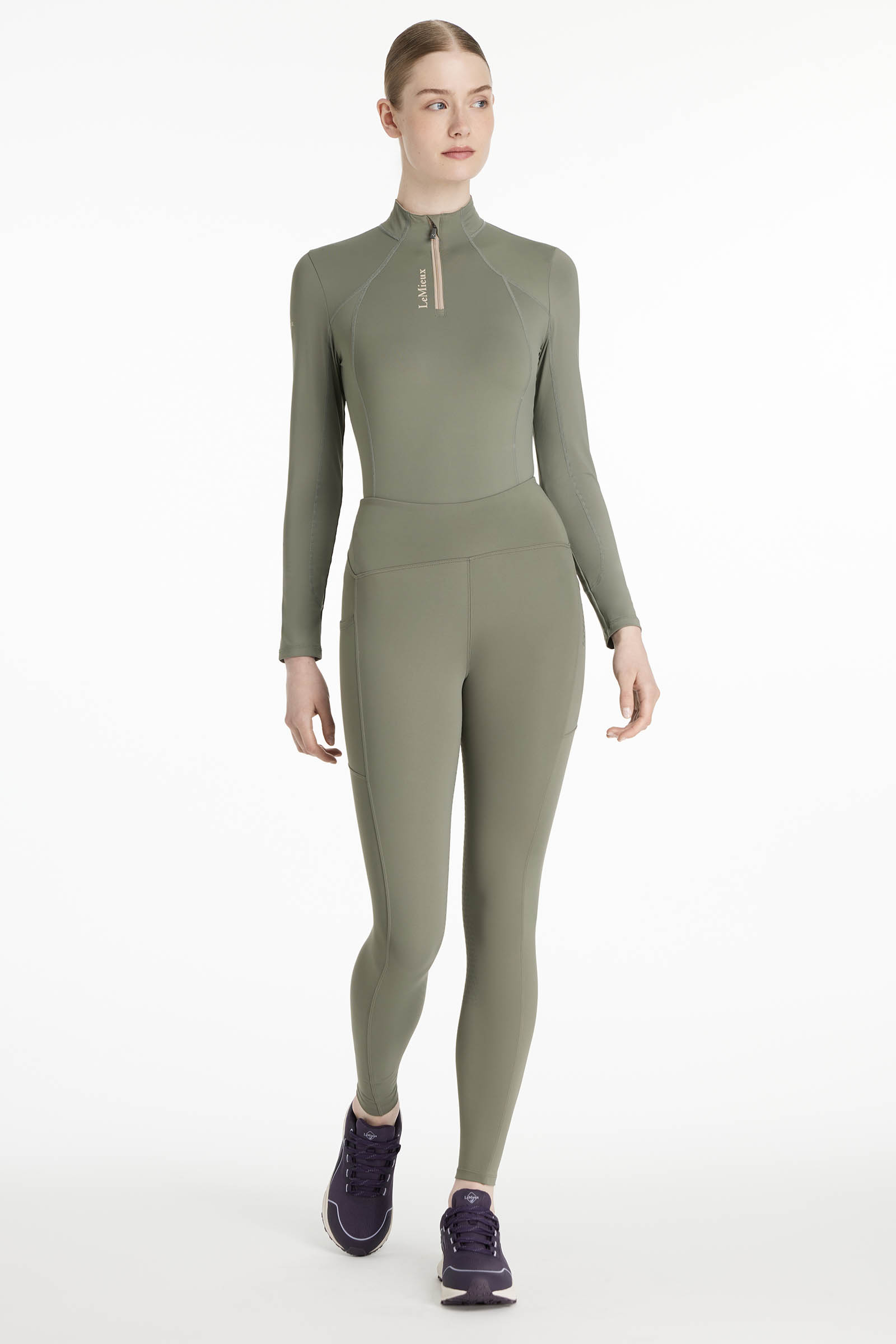 LeMieux Natalie pantal&oacute;n de equitaci&oacute;n para mujer afelpado con grip completo