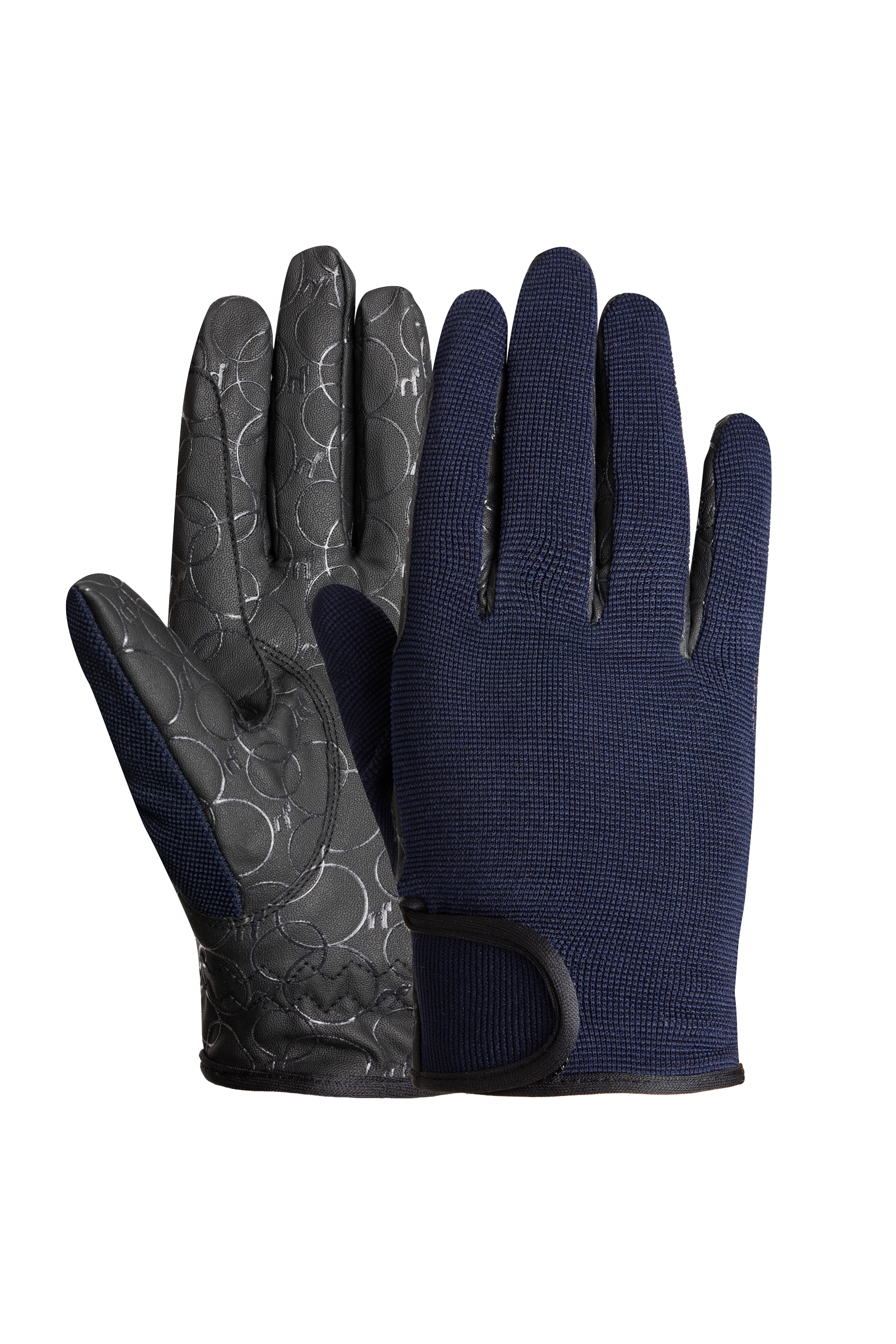 Dark Navy Guantes de Equitaci&oacute;n de Invierno para Ni&ntilde;os Horze Ava