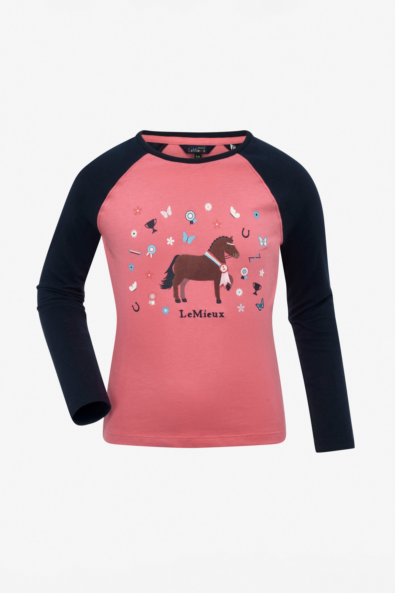 Cranberry LeMieux Mini Jamie Chancer camiseta infantil de manga larga