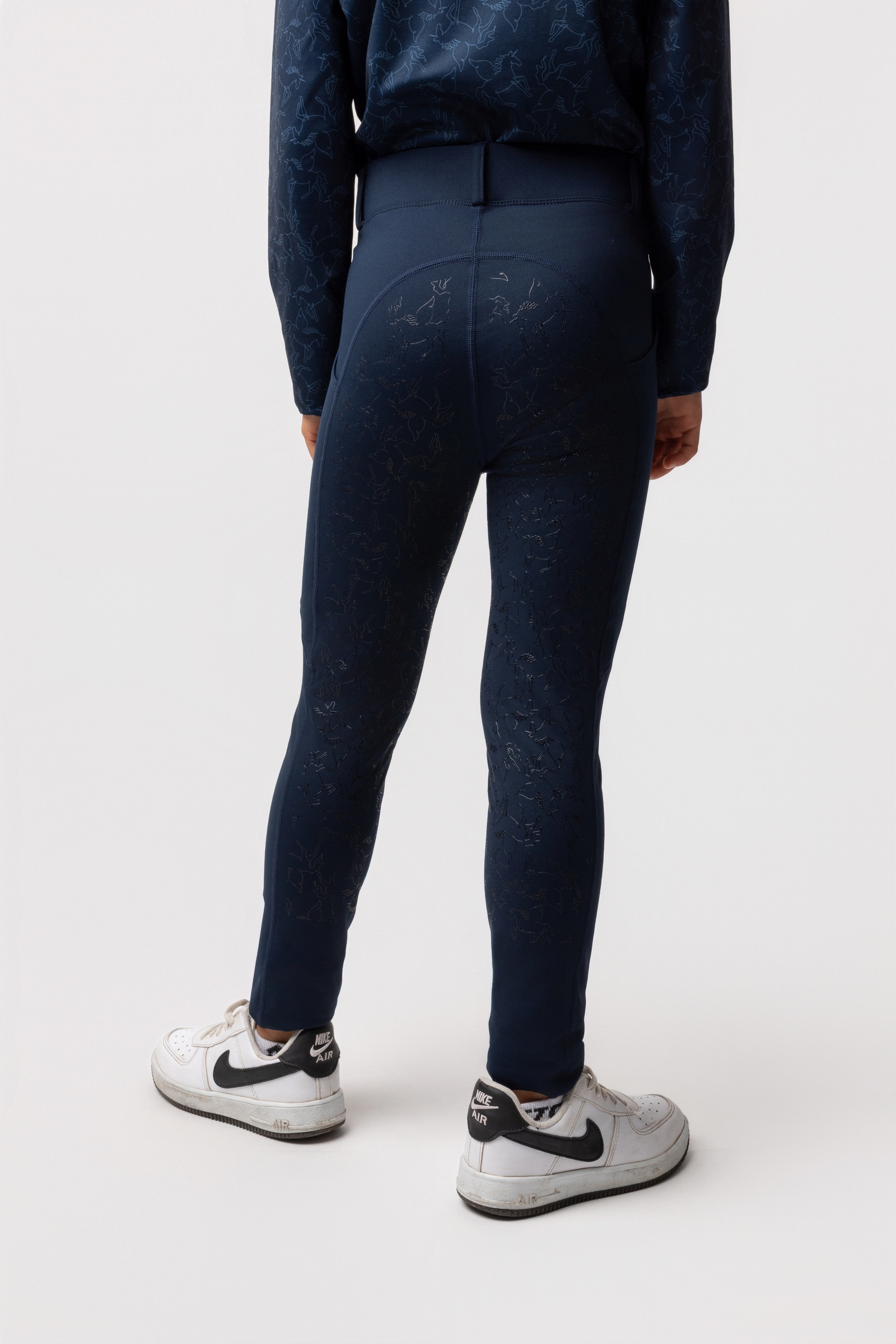 Horze Dea pantalones de montar para niños con asiento completo