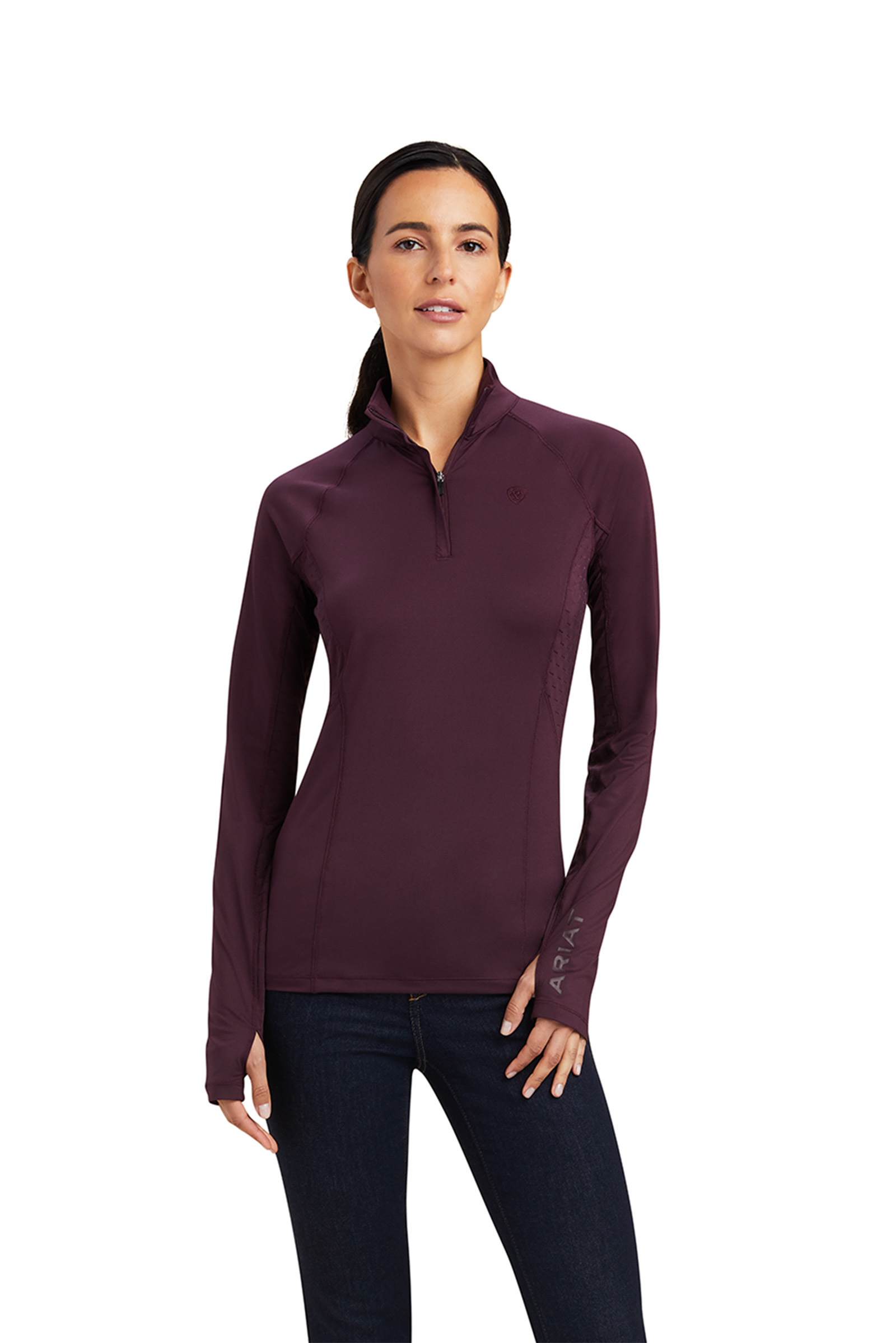 Camiseta de manga larga Ariat Lowell 2.0 1/4 Zip para mujer