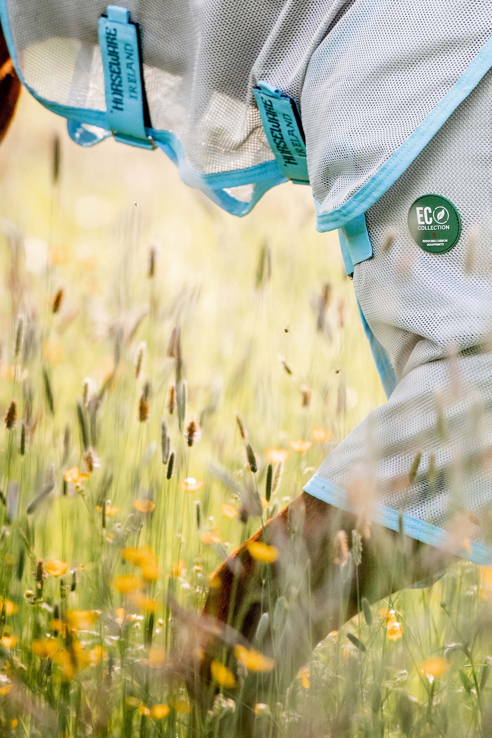 Horseware Amigo AmEco Bug Buster manta para moscas con cuello desmontable