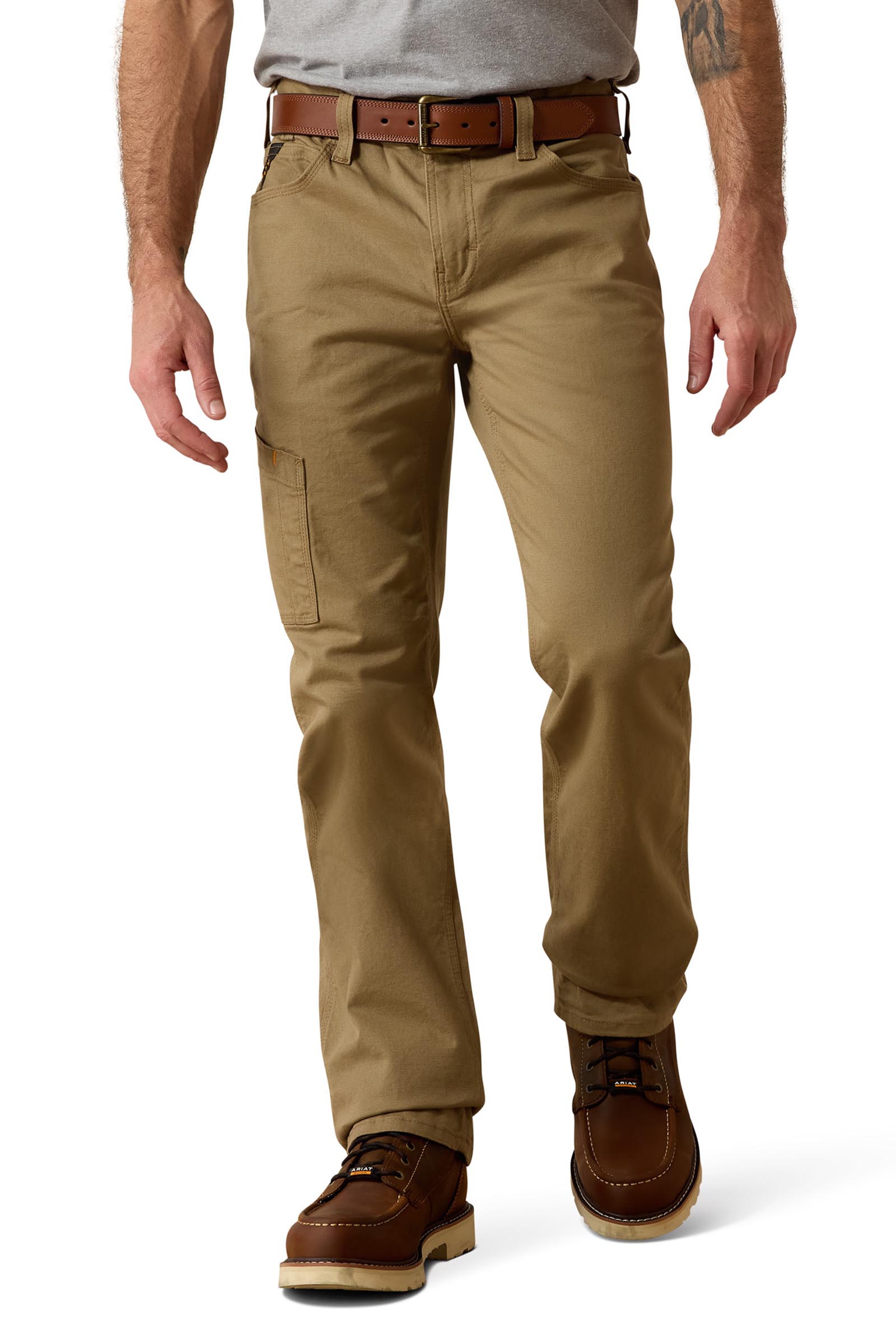 Ariat Rebar M7 Slim DuraStretch Made Tough Straight Pantal&oacute;n para hombre de pierna recta