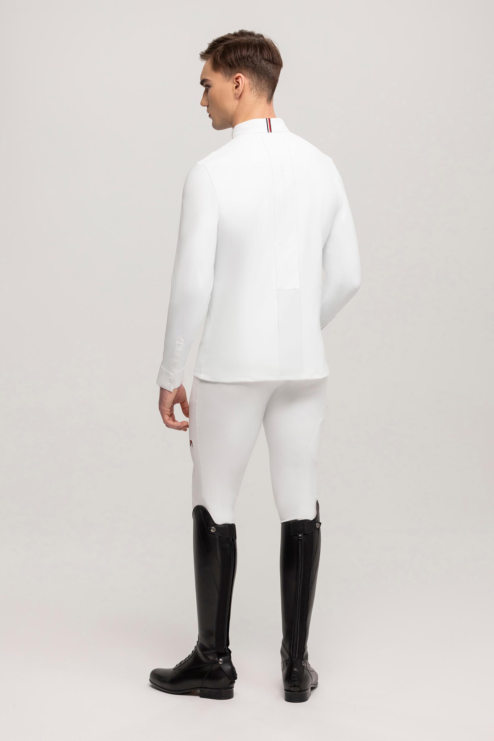 Tommy Hilfiger Equestrian Columbus camisa de concurso para hombre