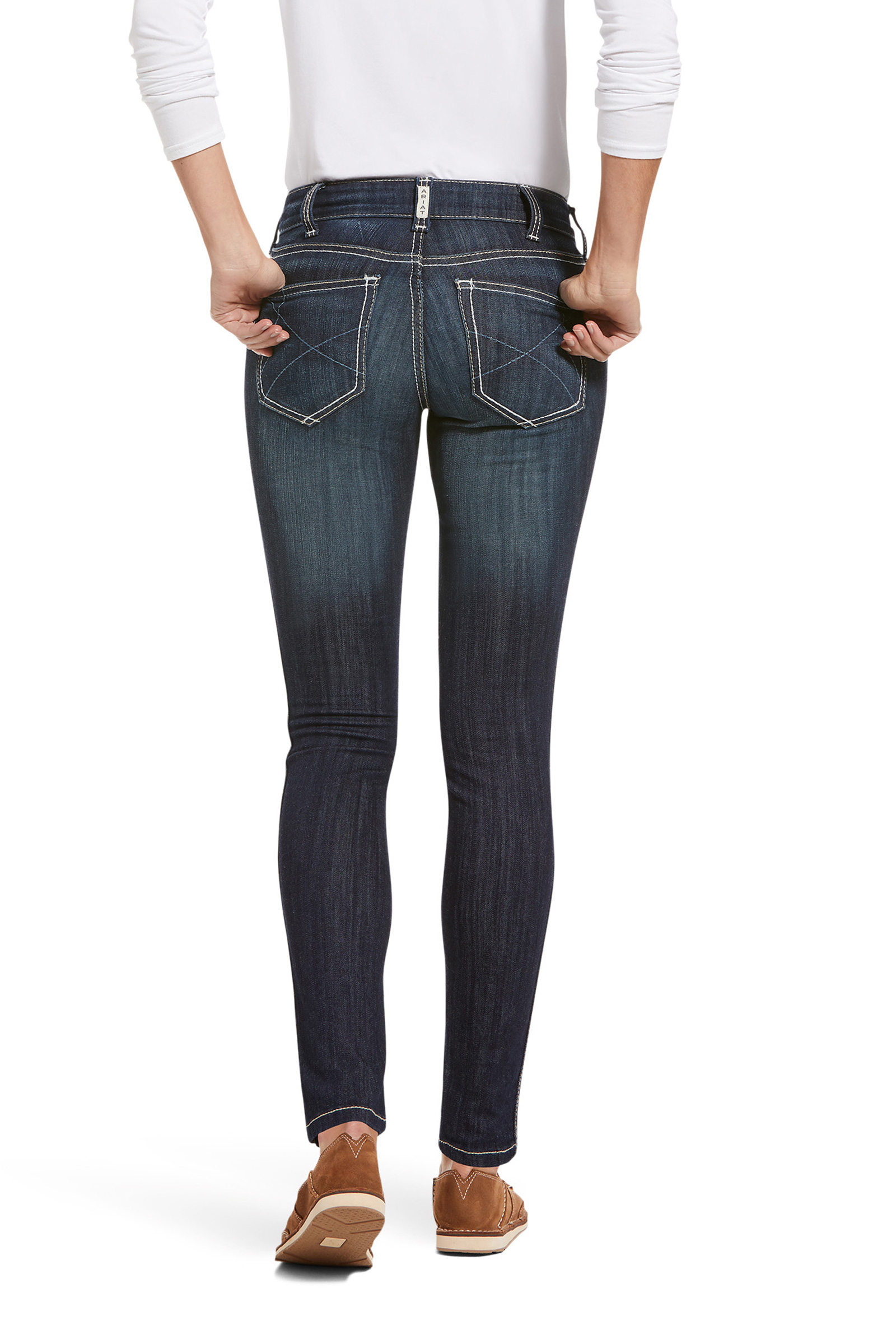 Ariat Ella R.E.A.L jeans skinny stretch para mujer con tiro medio
