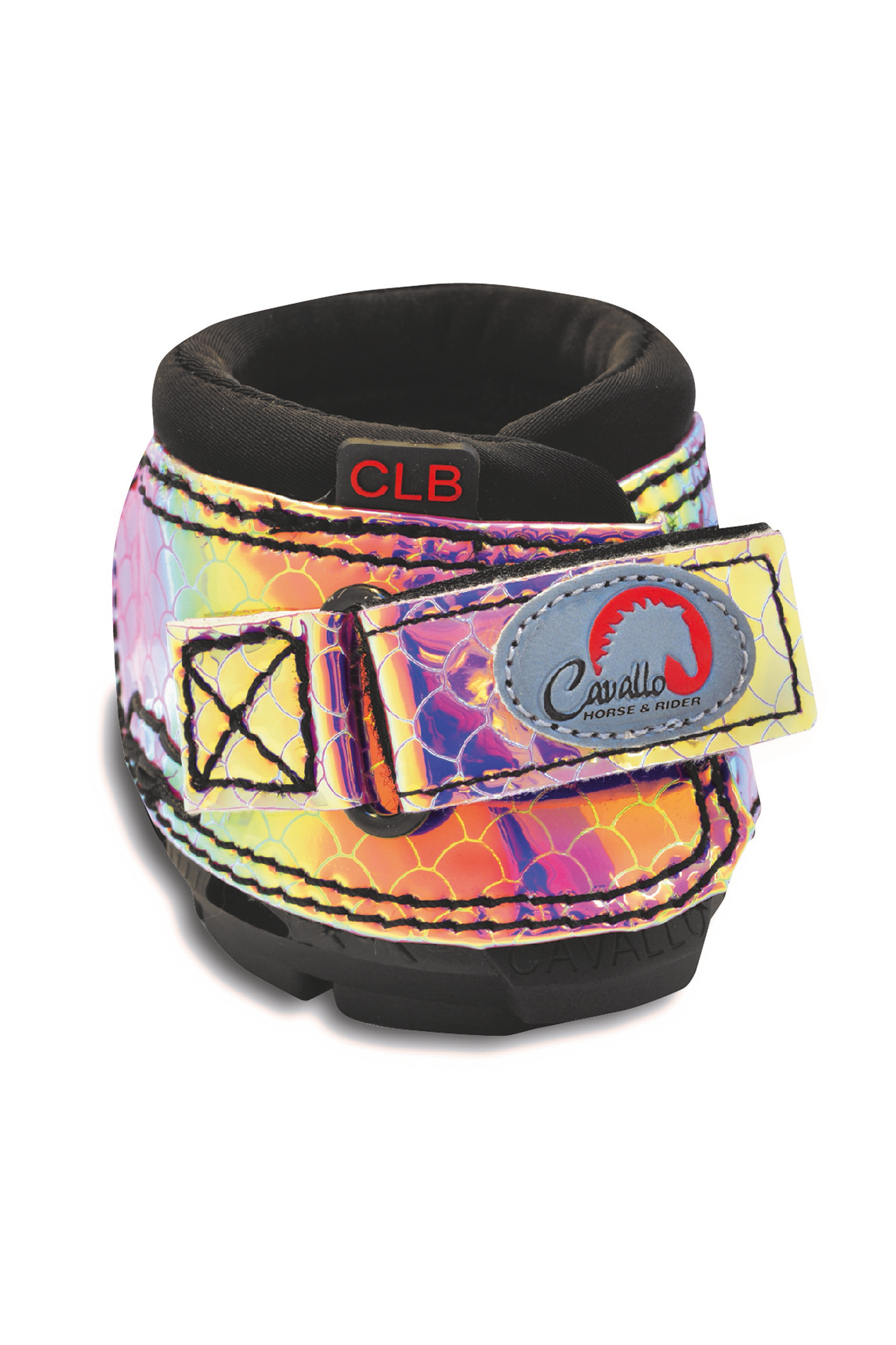 Metallic Pink Cavallo Hoof Boots F.R.A. CLB Bling zapato cavallo (par)