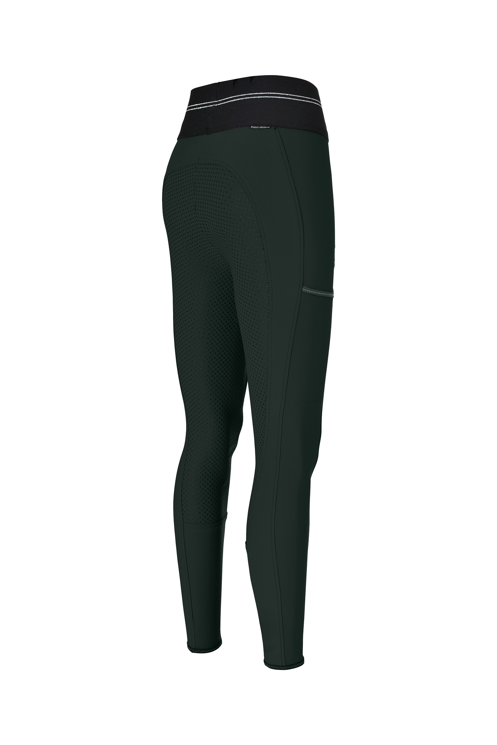 Dark Green Pantalones de Montar con Asiento Completo Pikeur Gia Grip Athleisure II