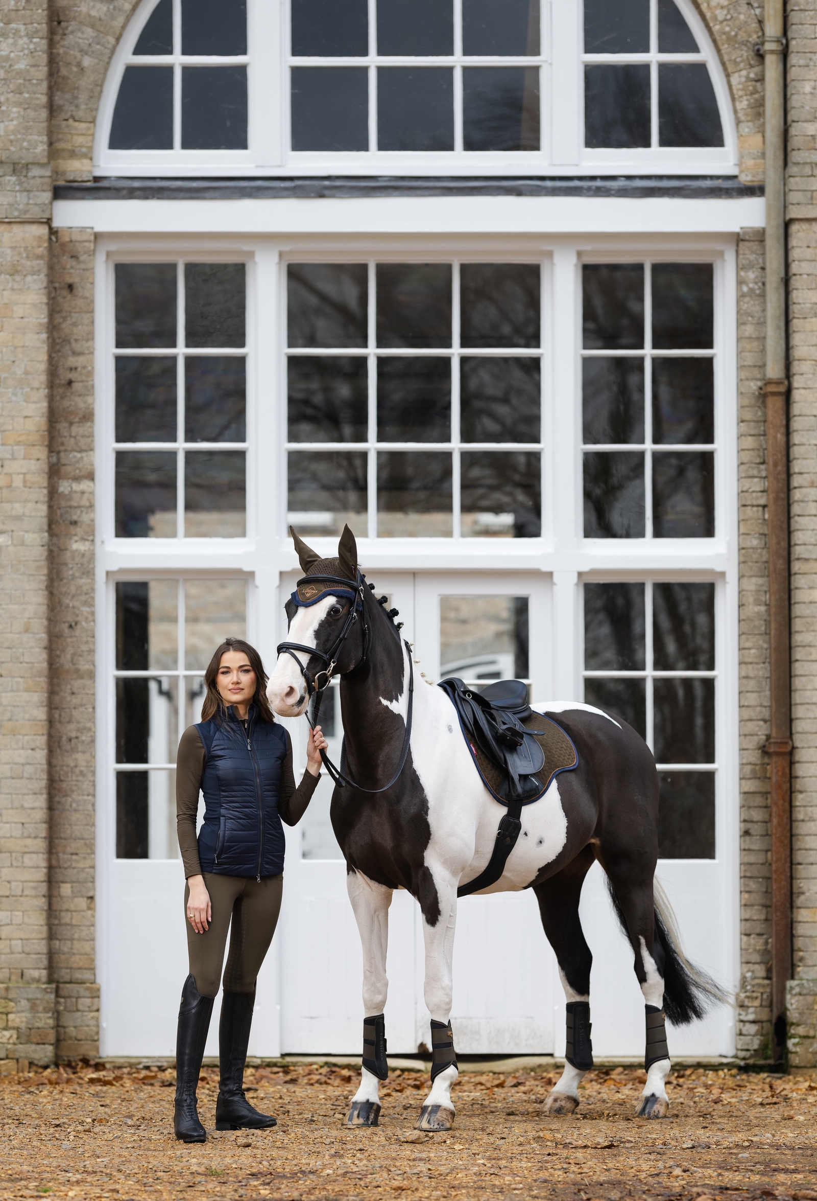 LeMieux sudadero cuadrado de ante uso general