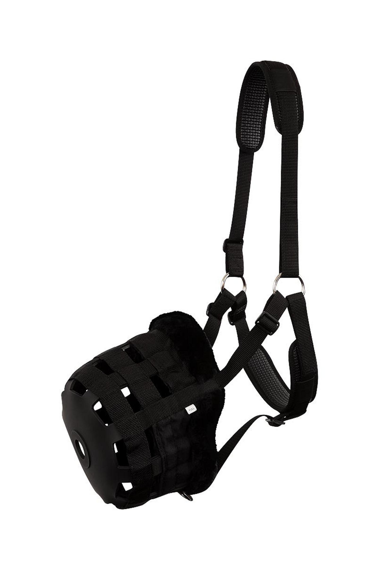 BR bozal de pasto con acolchado de pelo sintético