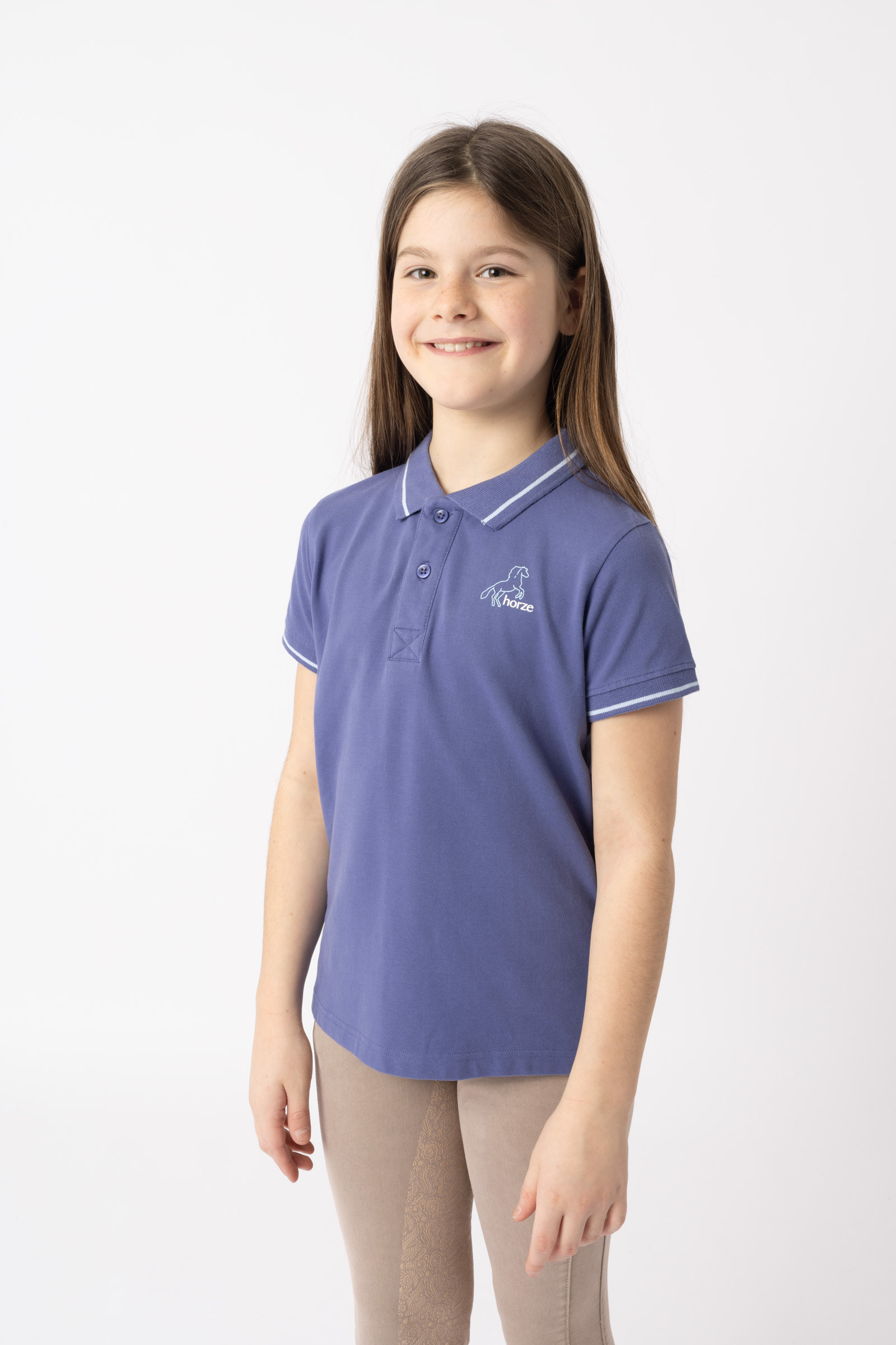 Camisa Polo Funcional para Niños Horze Sohra