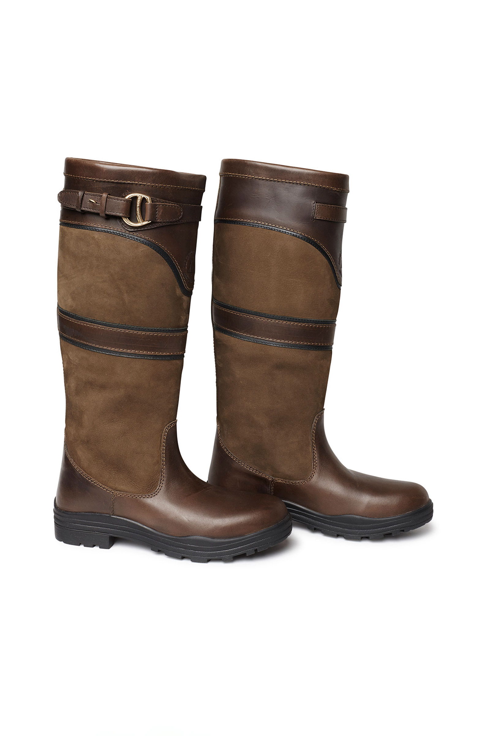 Dark Brown Mountain Horse Devonshire Botas de equitaci&oacute;n de invierno para mujer 