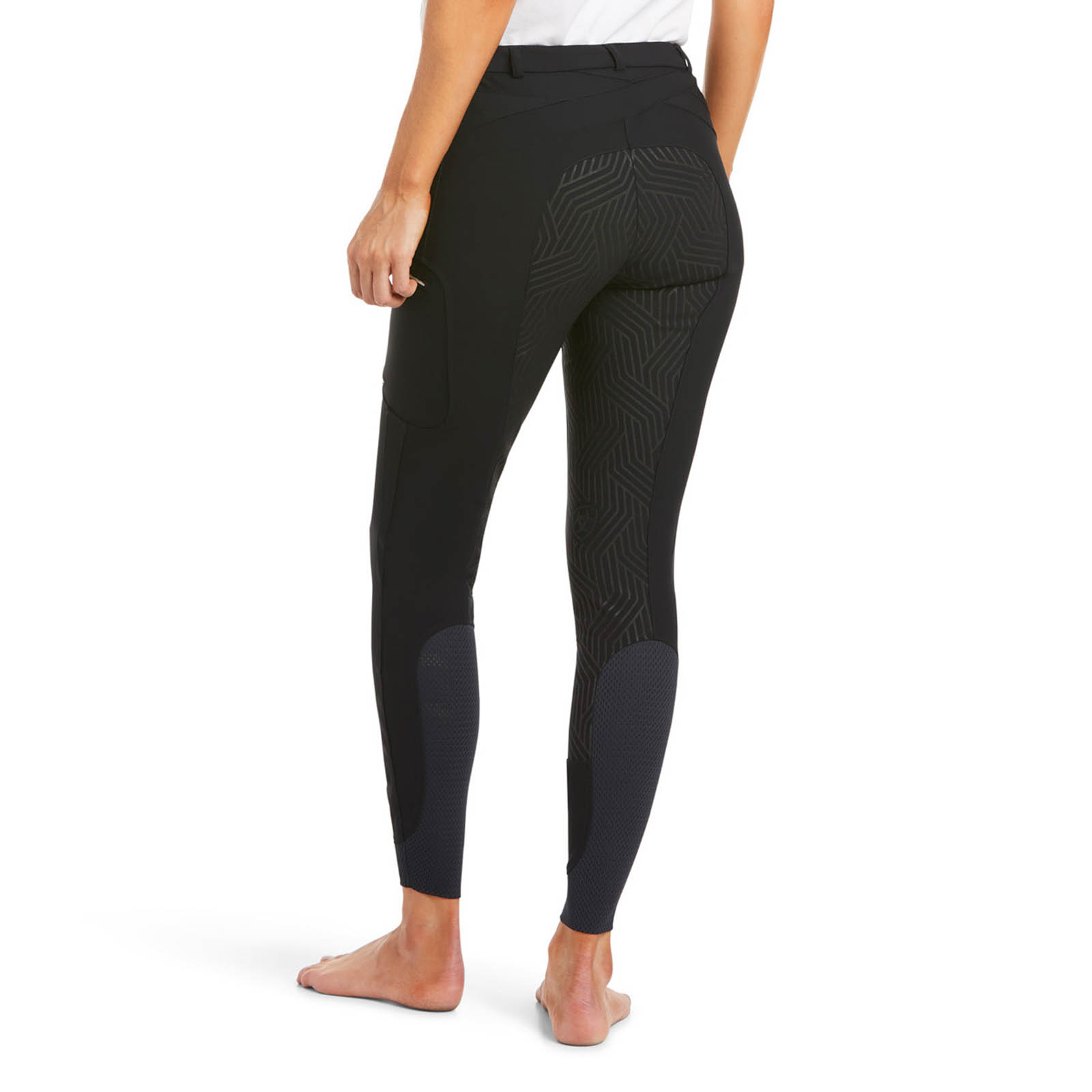 Black Pantalón Ariat Triton Full Seat con empuñadura de silicona para mujer