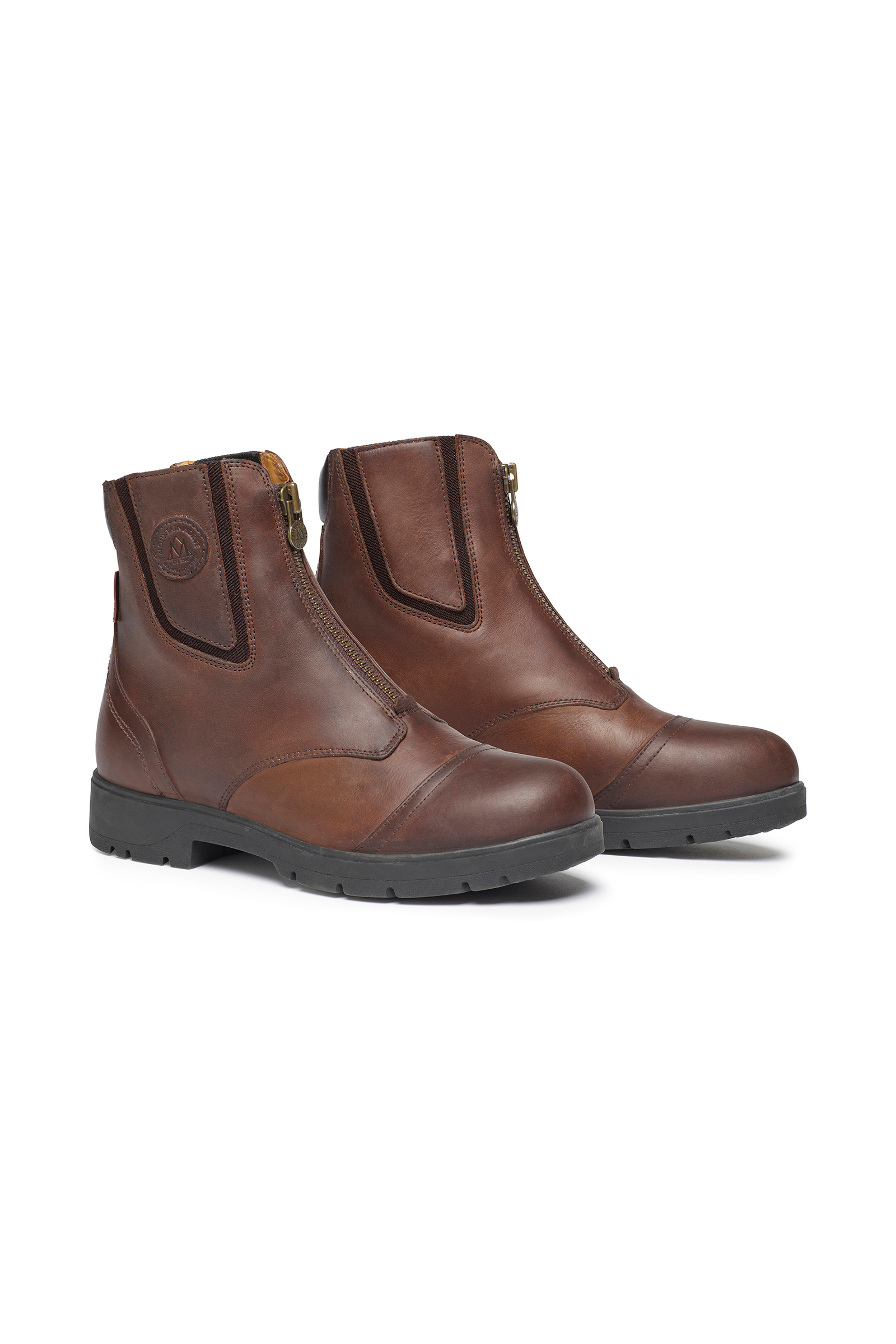 Brown Botas de paddock con cremallera Mountain Horse Wild River