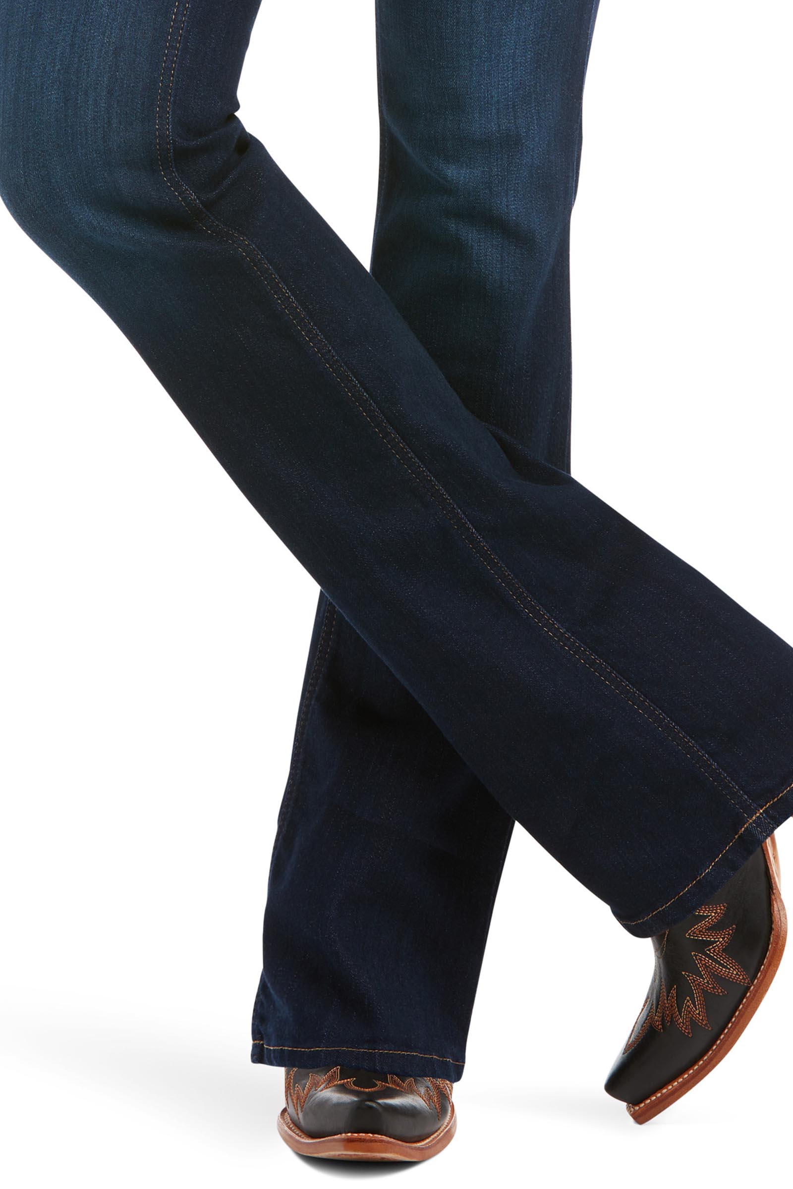 Ariat Real High Rise Ballary Boots Cut Vaqueros bootcut para mujer de tiro alto