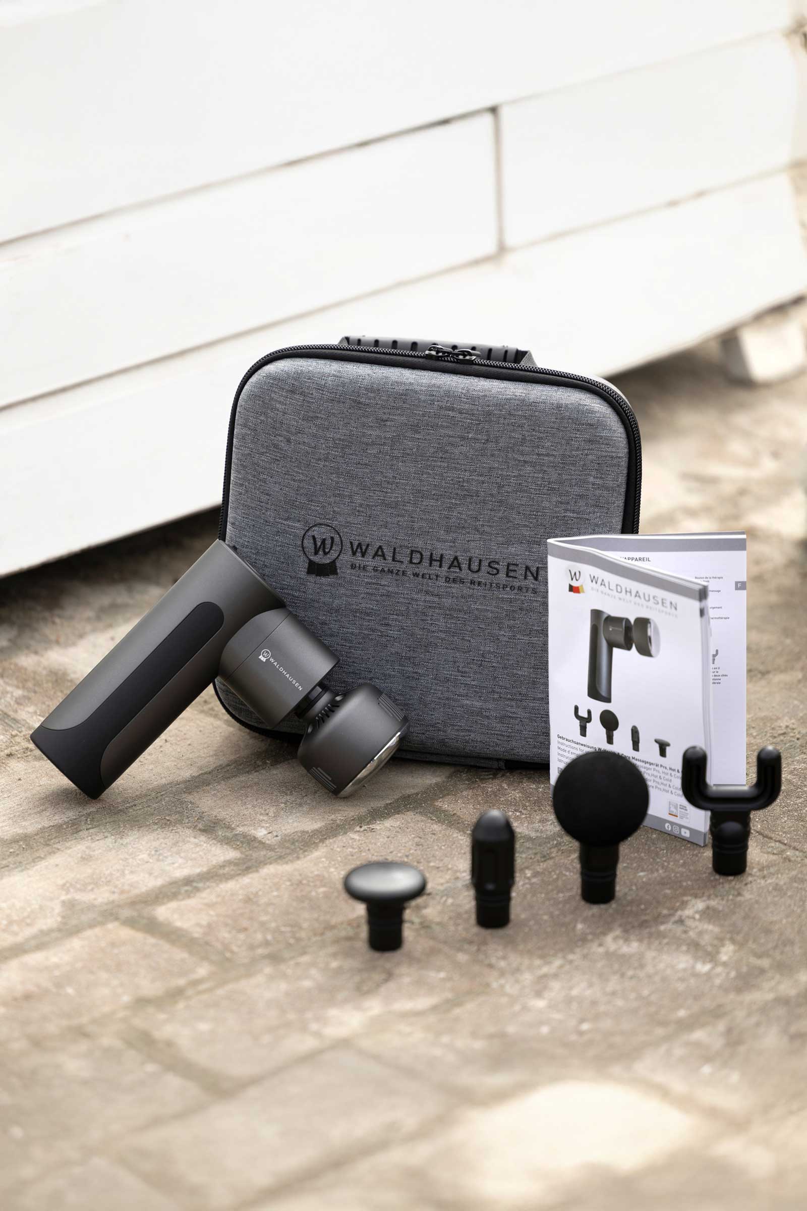 Waldhausen Health & Care Pro Pistola de masaje, caliente y fr&iacute;o