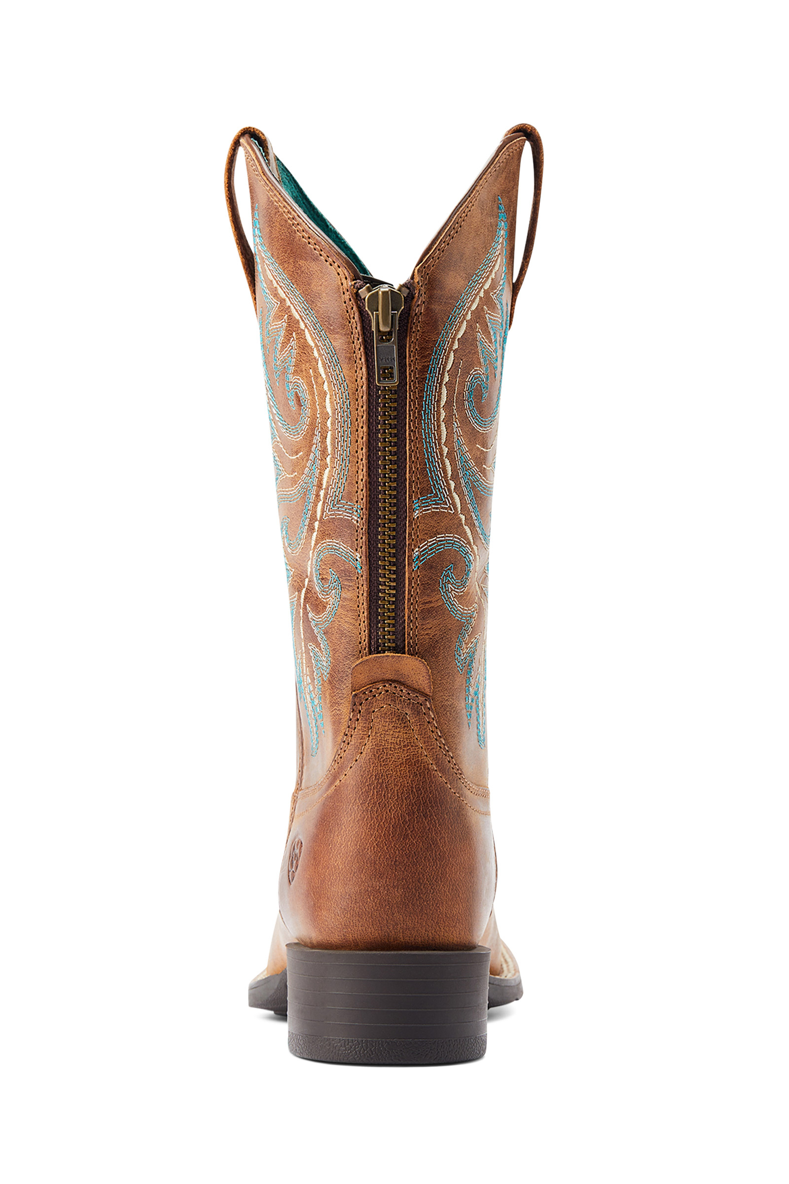 Ariat Round Up botas western para mujer con cremallera trasera