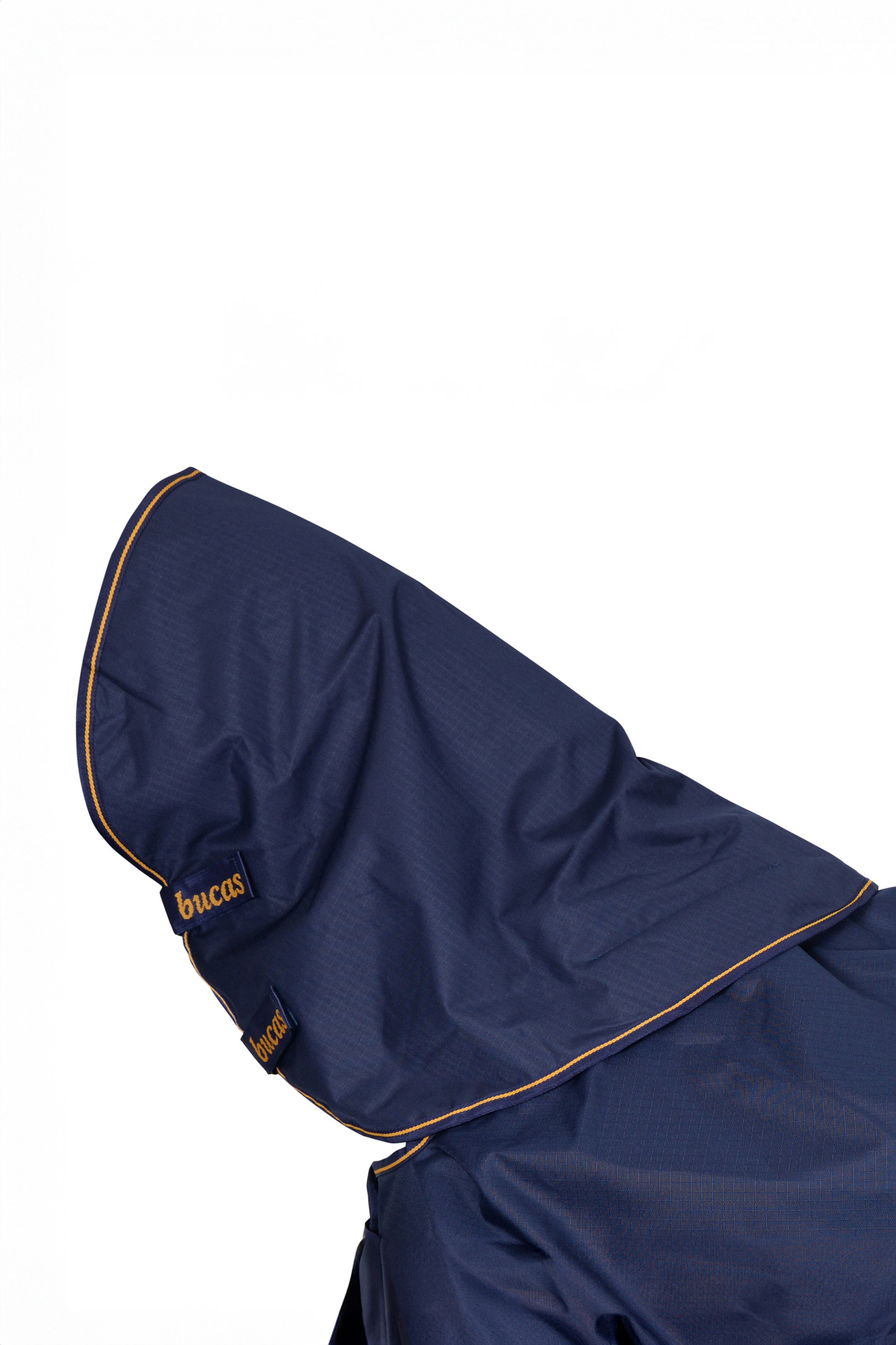 Dark Blue/Gold Bucas Irish Turnout cubre cuello, 0g