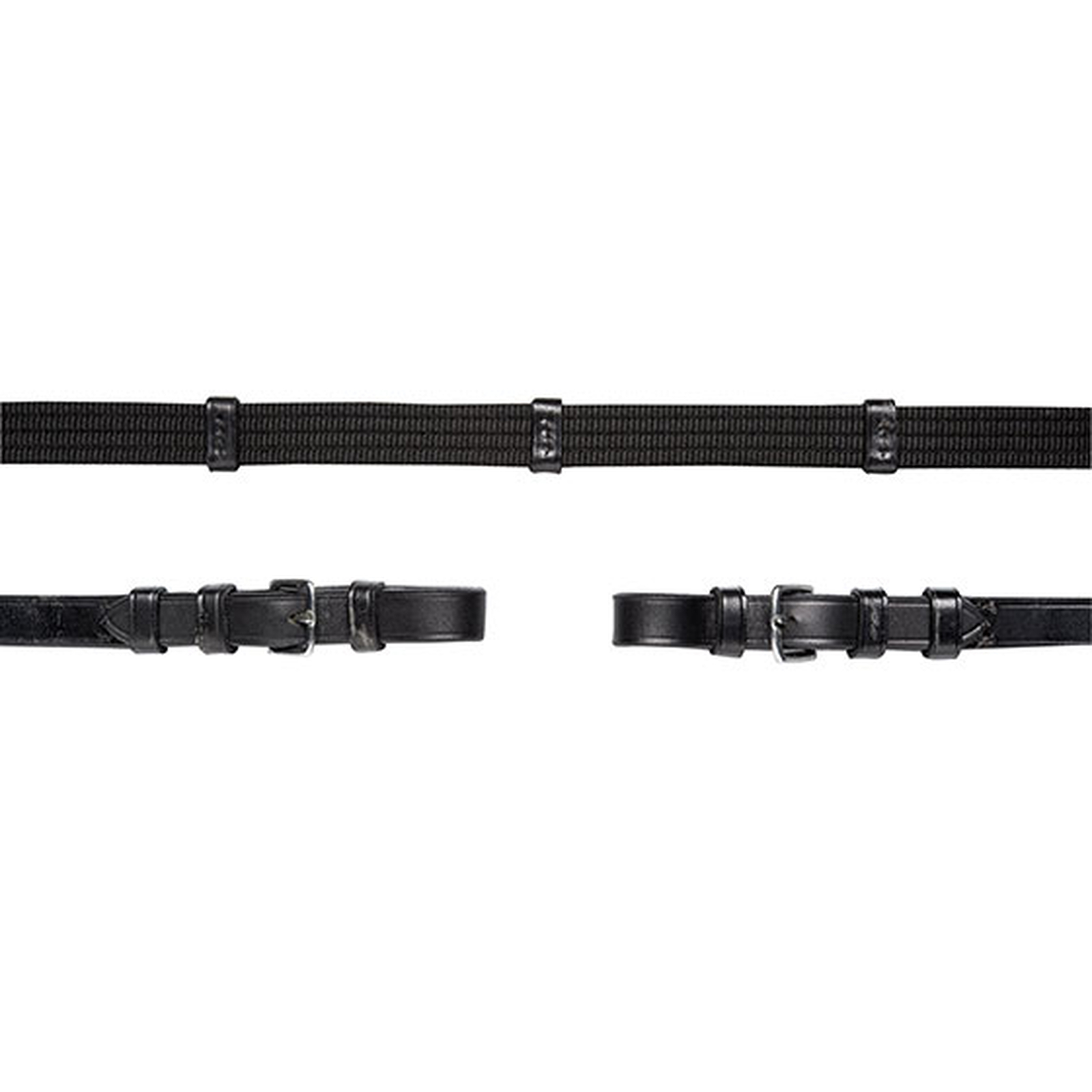 Riendas Schockemöhle Sports Web con hebillas, 5 paradas, tapón de martingala